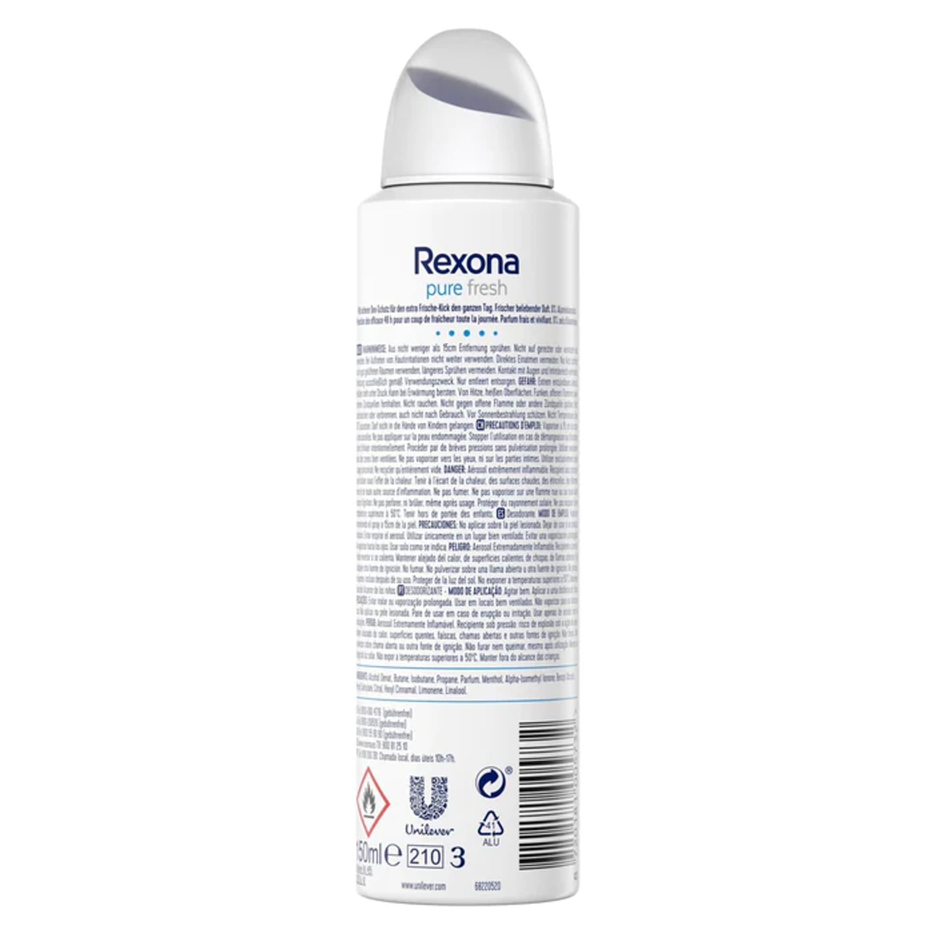 

Rexona Pure Fresh Antiperspirant Spray 150 ml