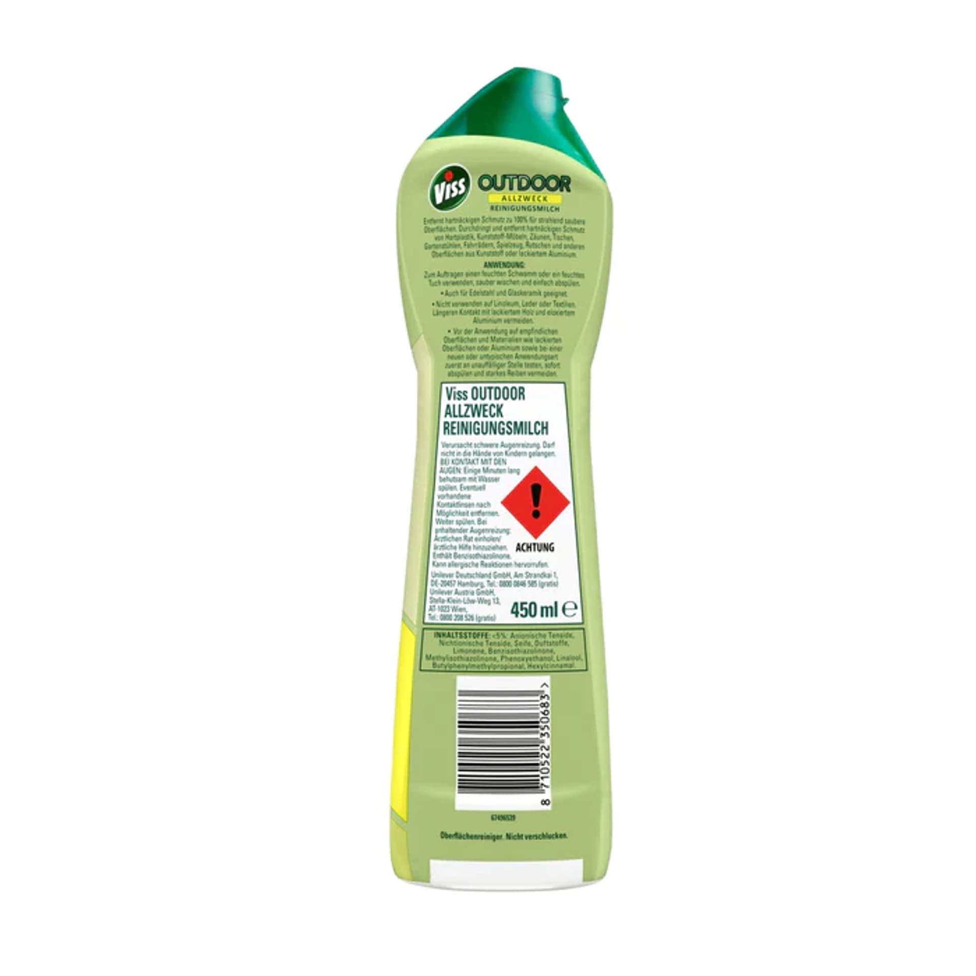 

Viss Outdoor Mleczko do Plastiku i Mebli Ogrodowych 450 ml