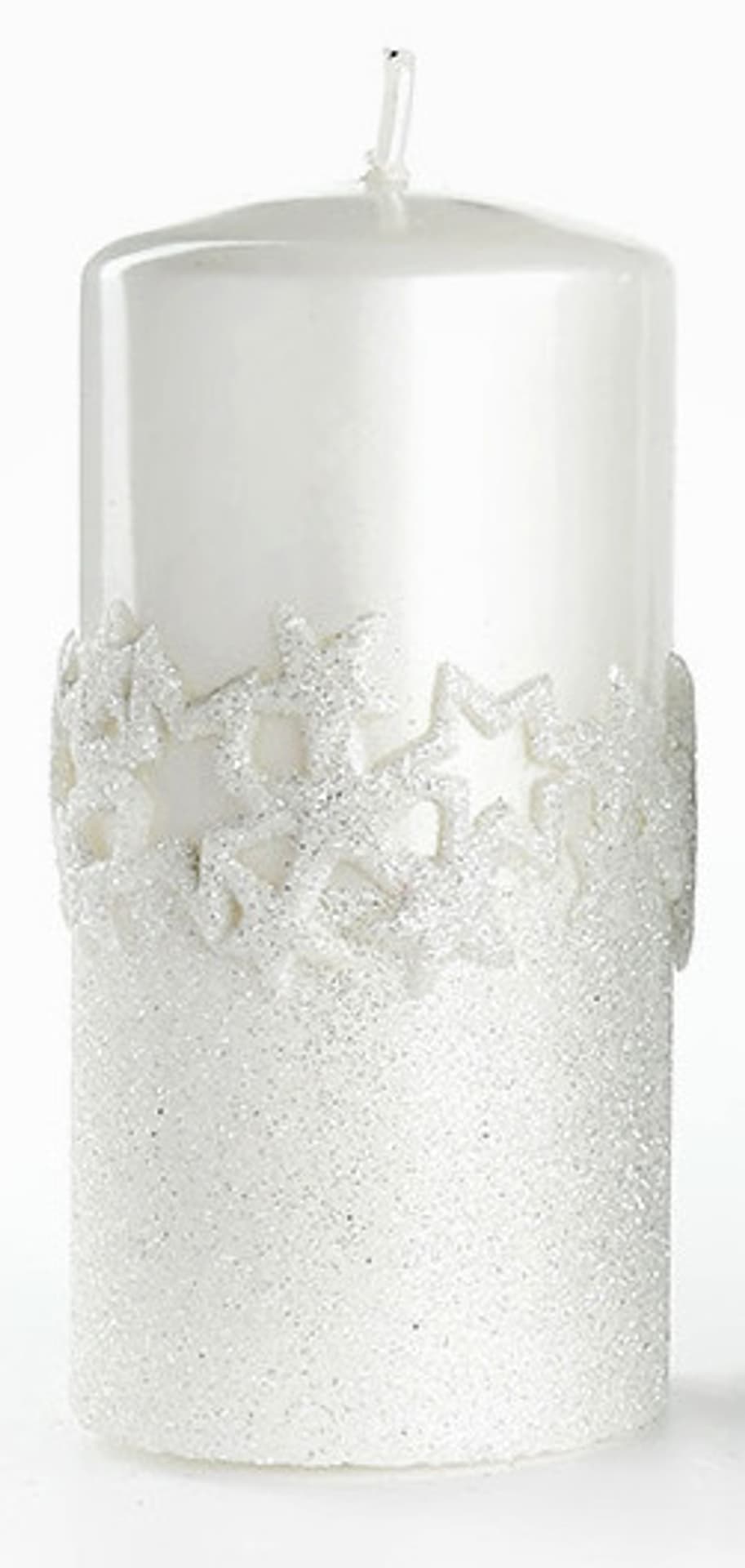 

Świeca ICE STAR walec duży parafinowa 7xh18cm BIAŁA