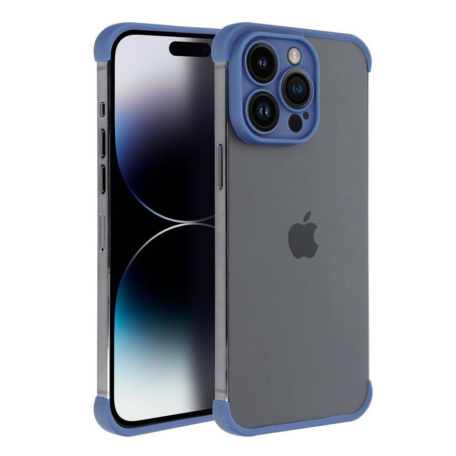 

Etui IPHONE 11 Osłona na Krawędzie i Obiektywy niebieskie