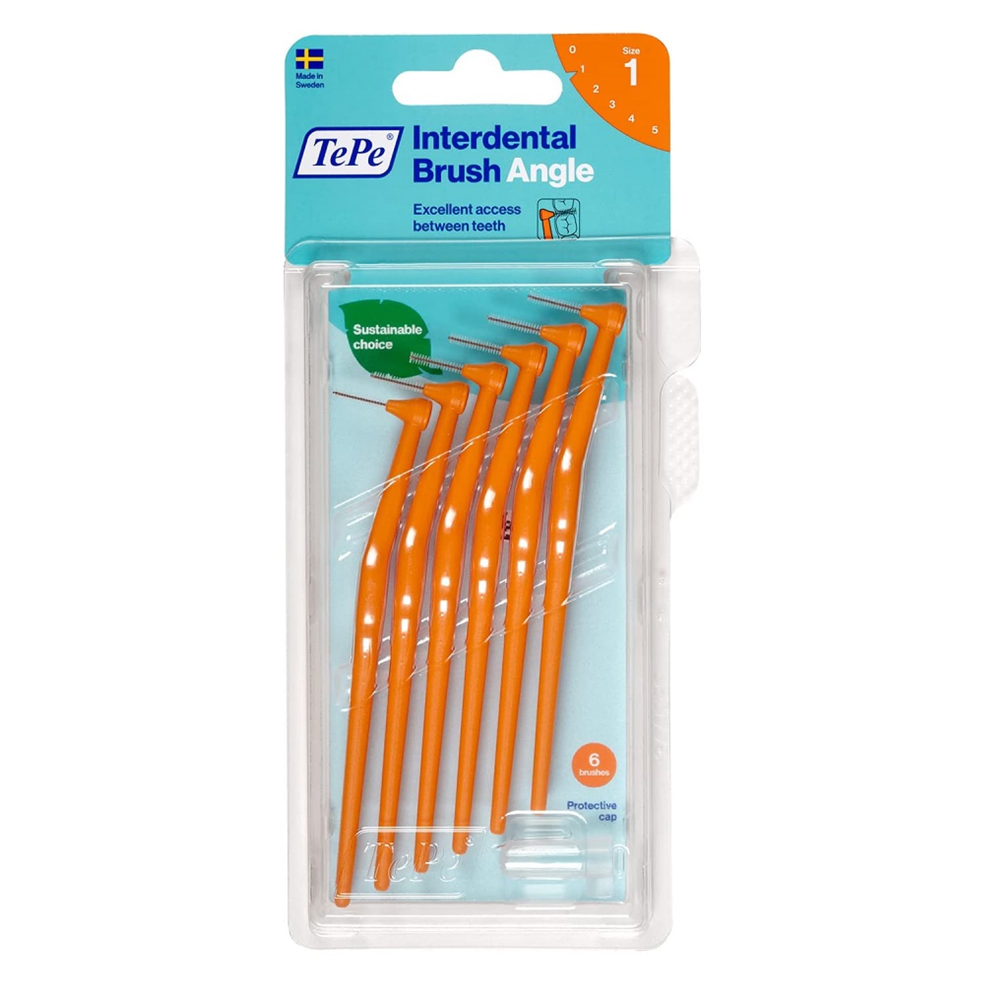 

TePe Angle 0,45 mm Szczoteczka do przestrzeni międzyzębowych 6 szt (U)