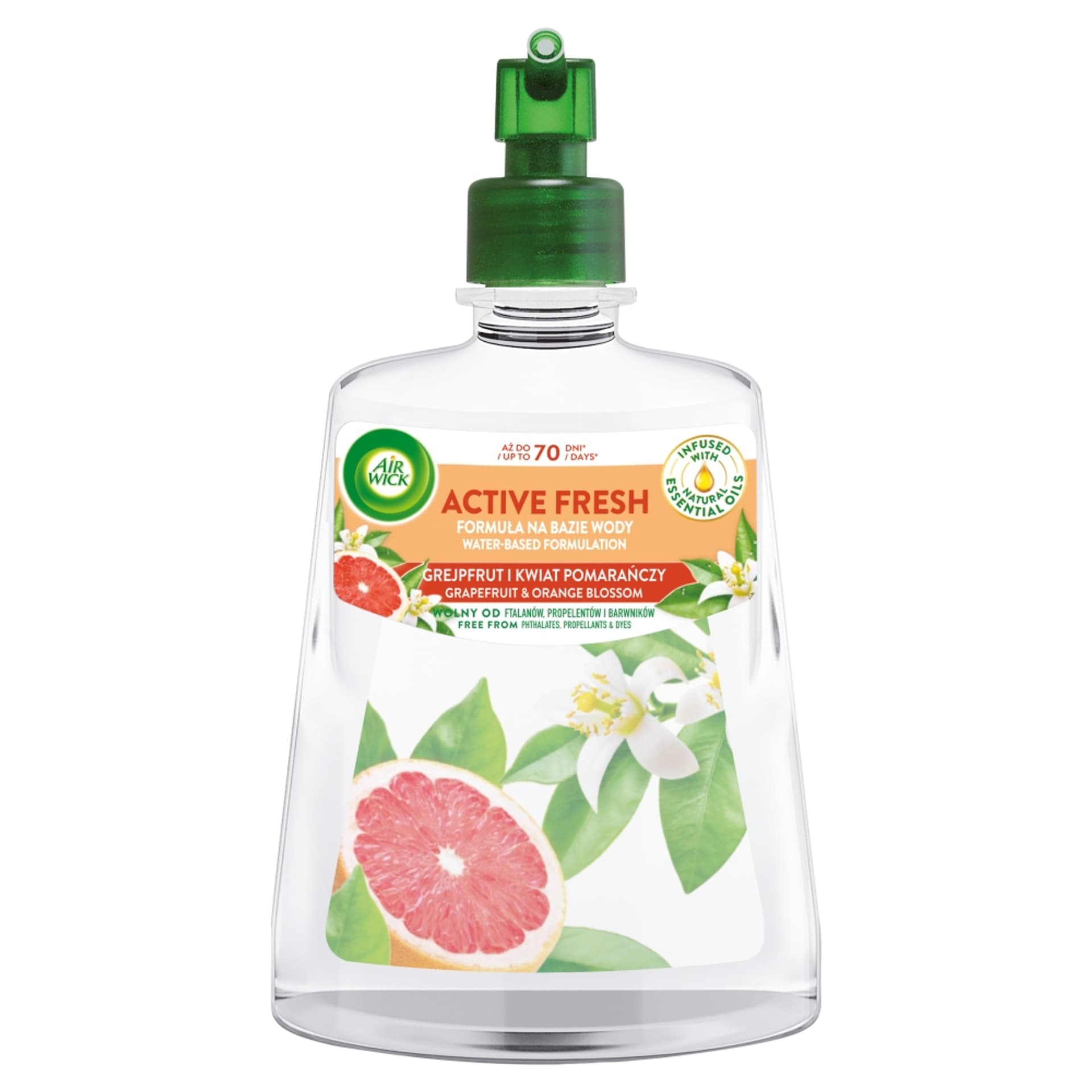 

Odświeżacz Air Wick Active Fresh wkład 228ml Grejpfrut i Kwiat Pomarańczy *10073