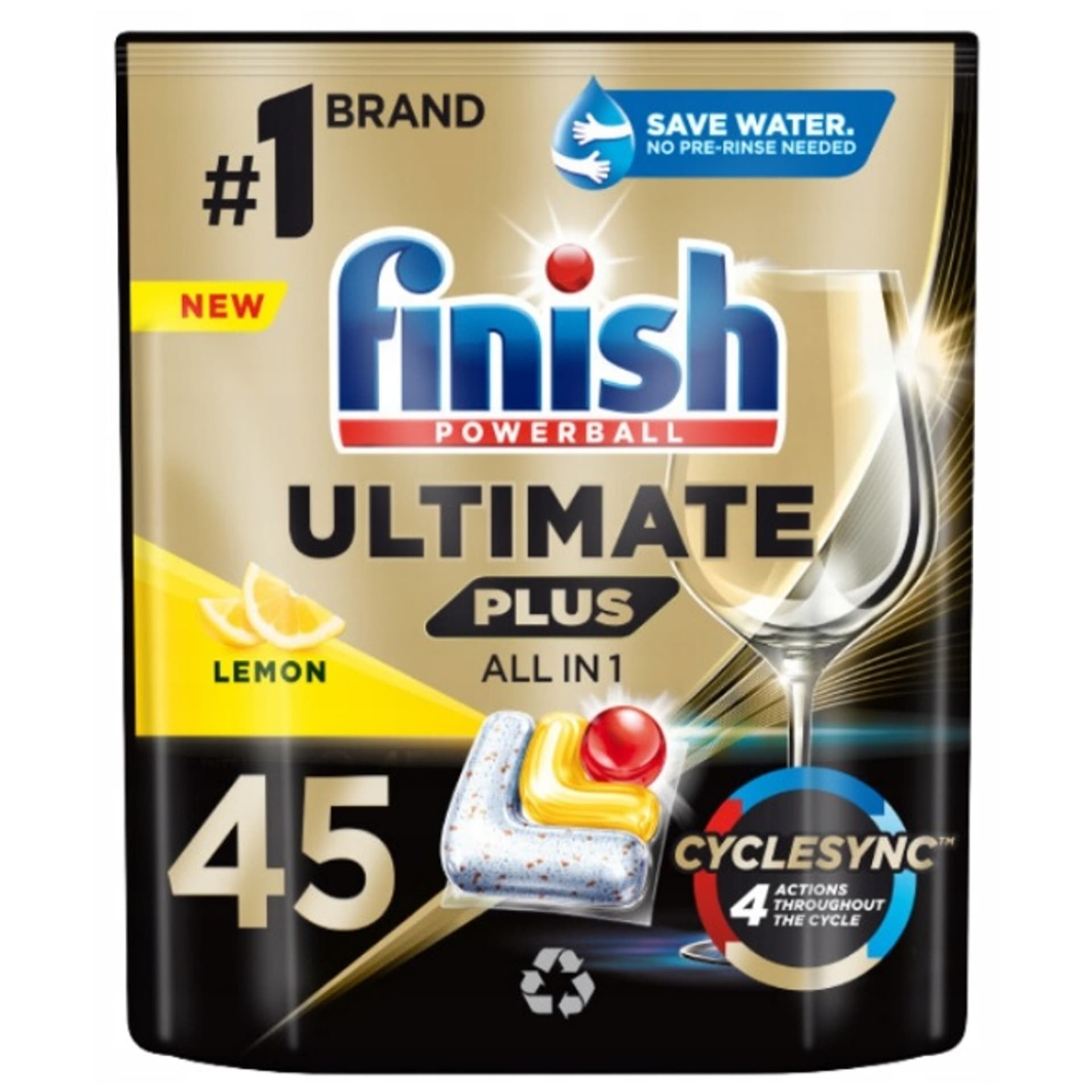 

FINISH Quantum Ultimate Plus kapsułki do zmywarki Lemon 45szt.