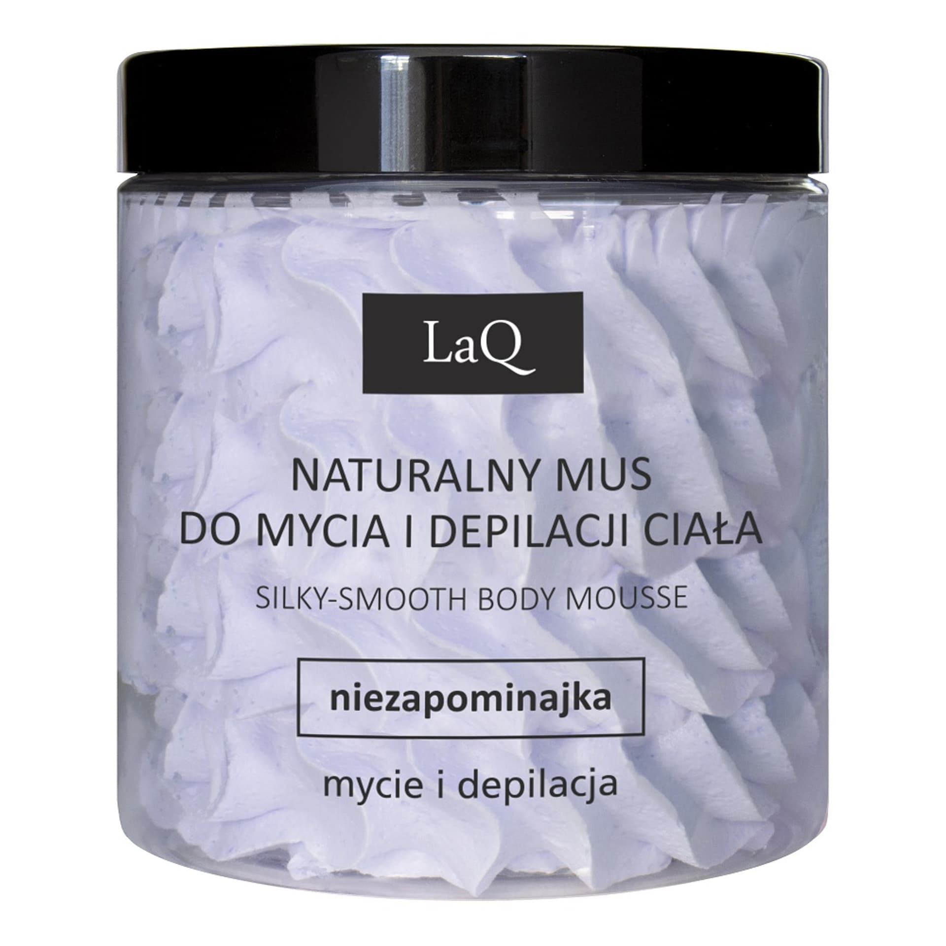 

LAQ Naturalny mus do mycia i depilacji ciała Niezapominajka 250ml