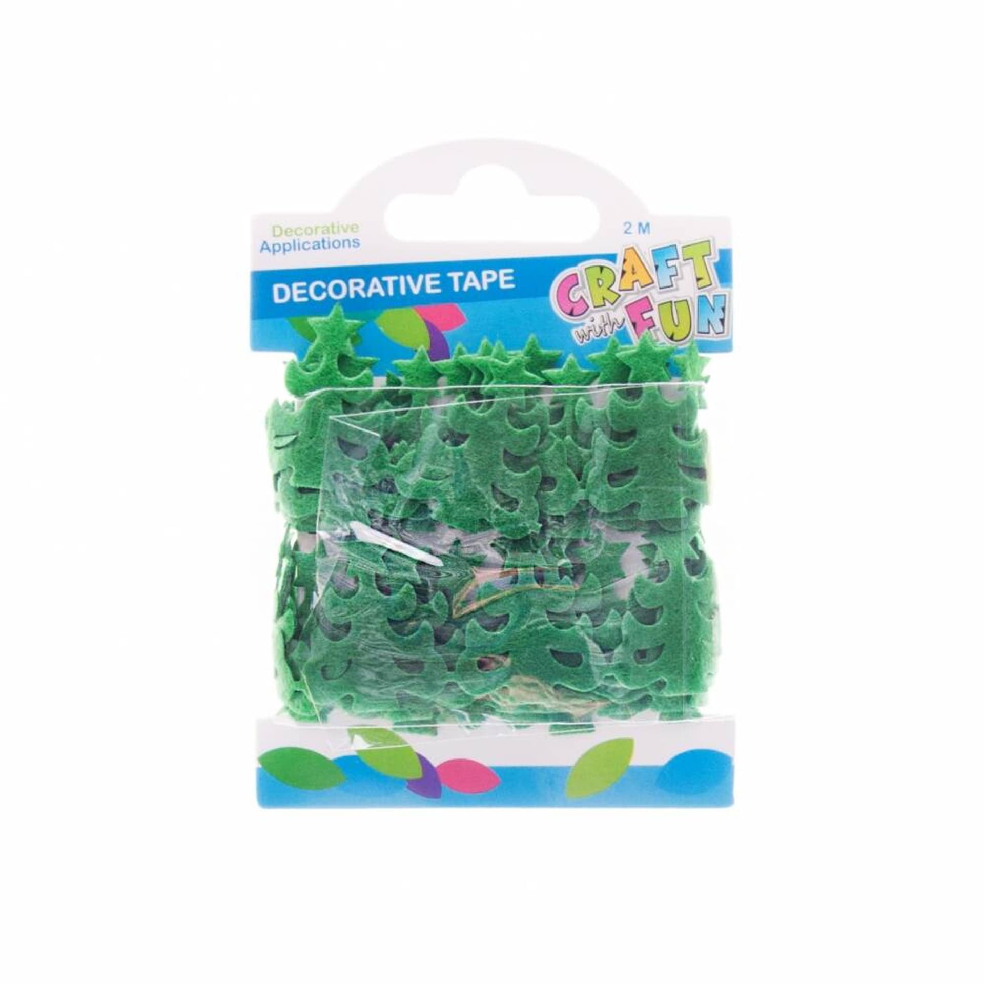 

Taśma dekoracyjna Choinka 2 m zielona filc CRAFT WITH FUN 463512