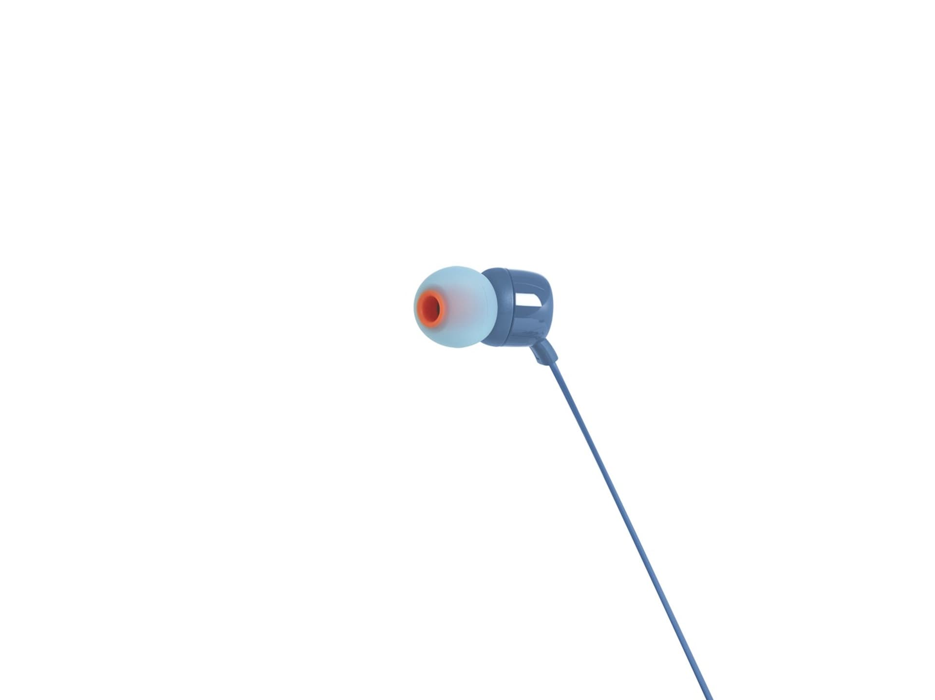 

Słuchawki JBL T110 (niebieskie, z mikrofonem)