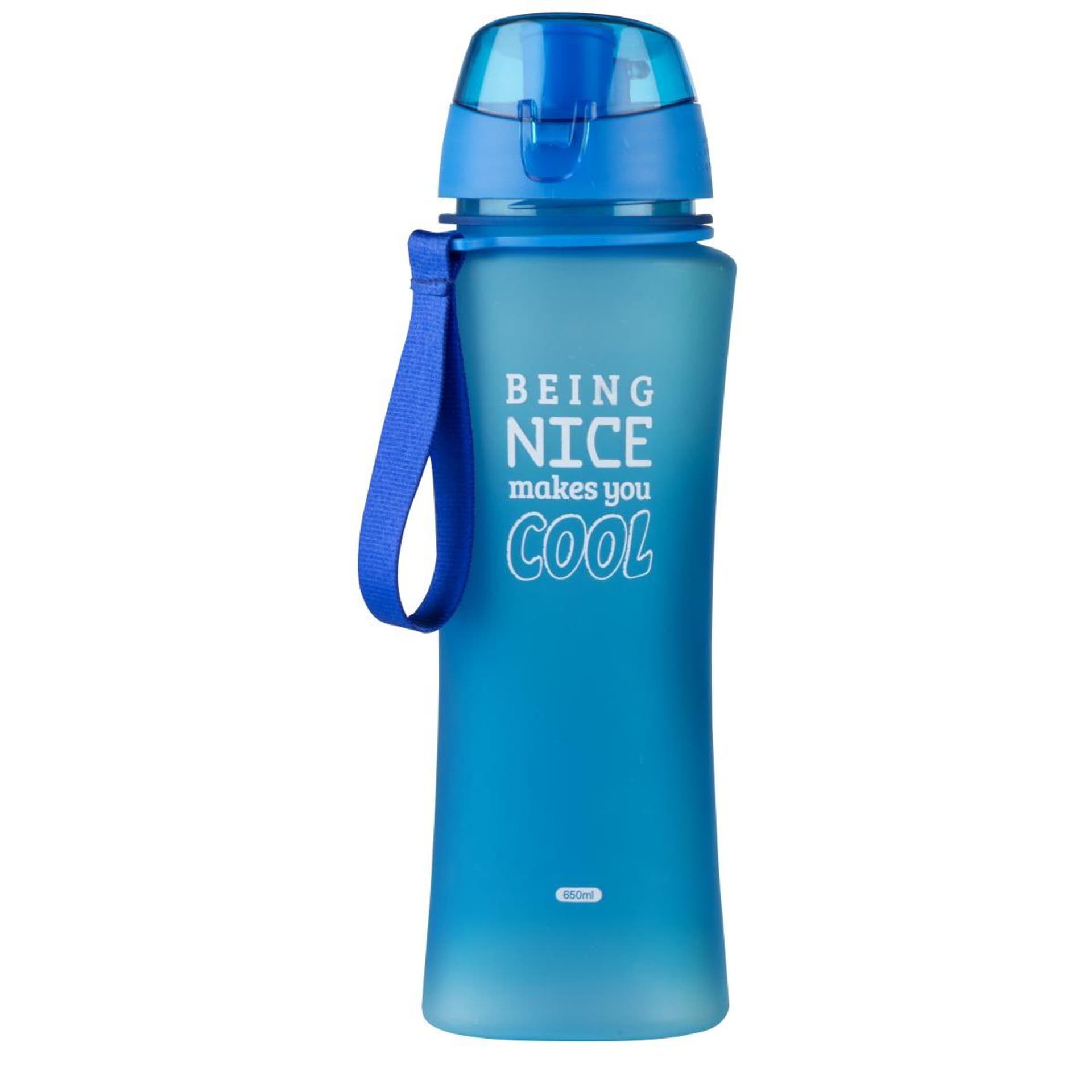 

BIDON BUTELKA SPORTOWA 650ML - NIEBIESKI