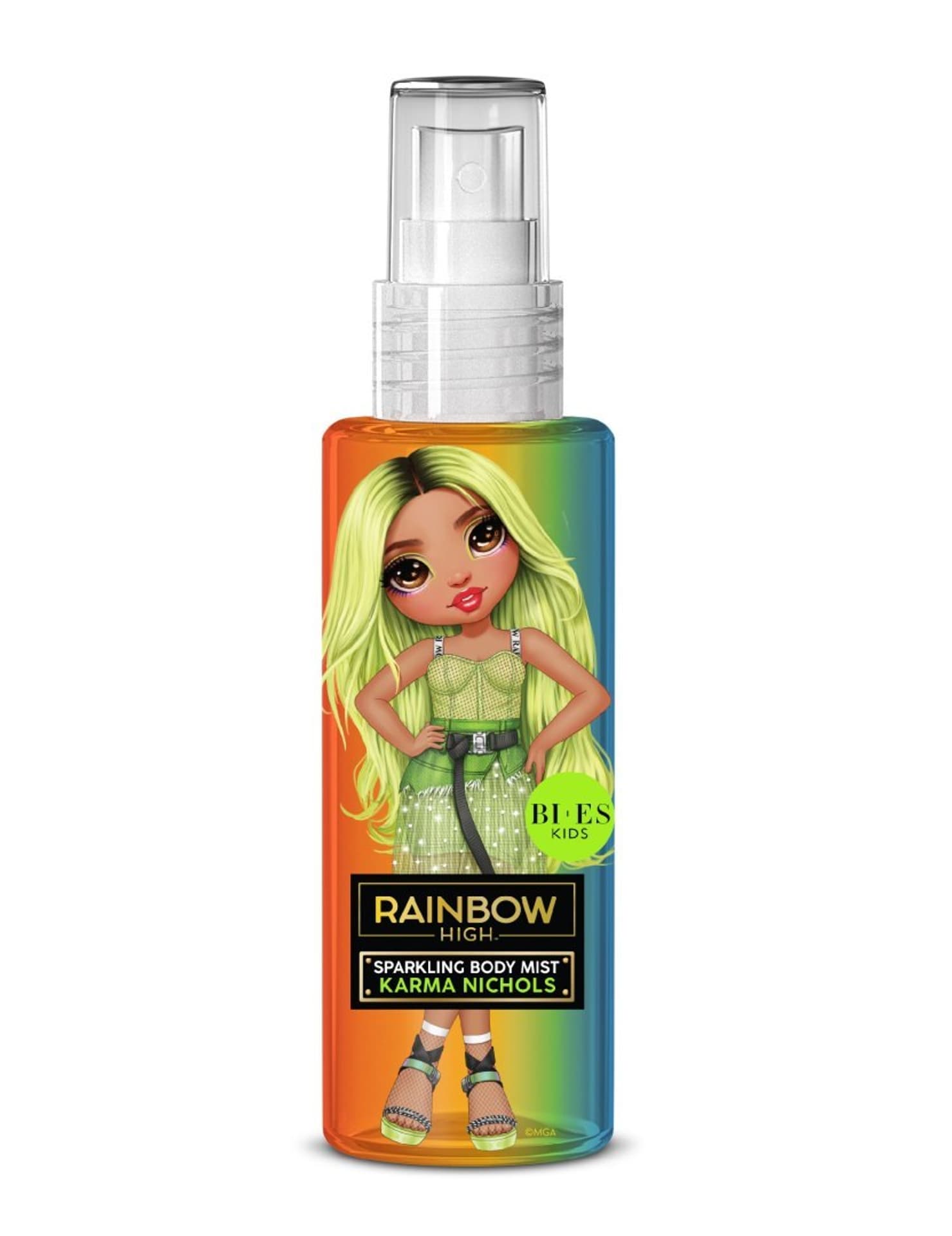 

Bi-es Kids Mgiełka rozświetlająca do ciała dla dzieci Rainbow High - Karma Nichols 240ml