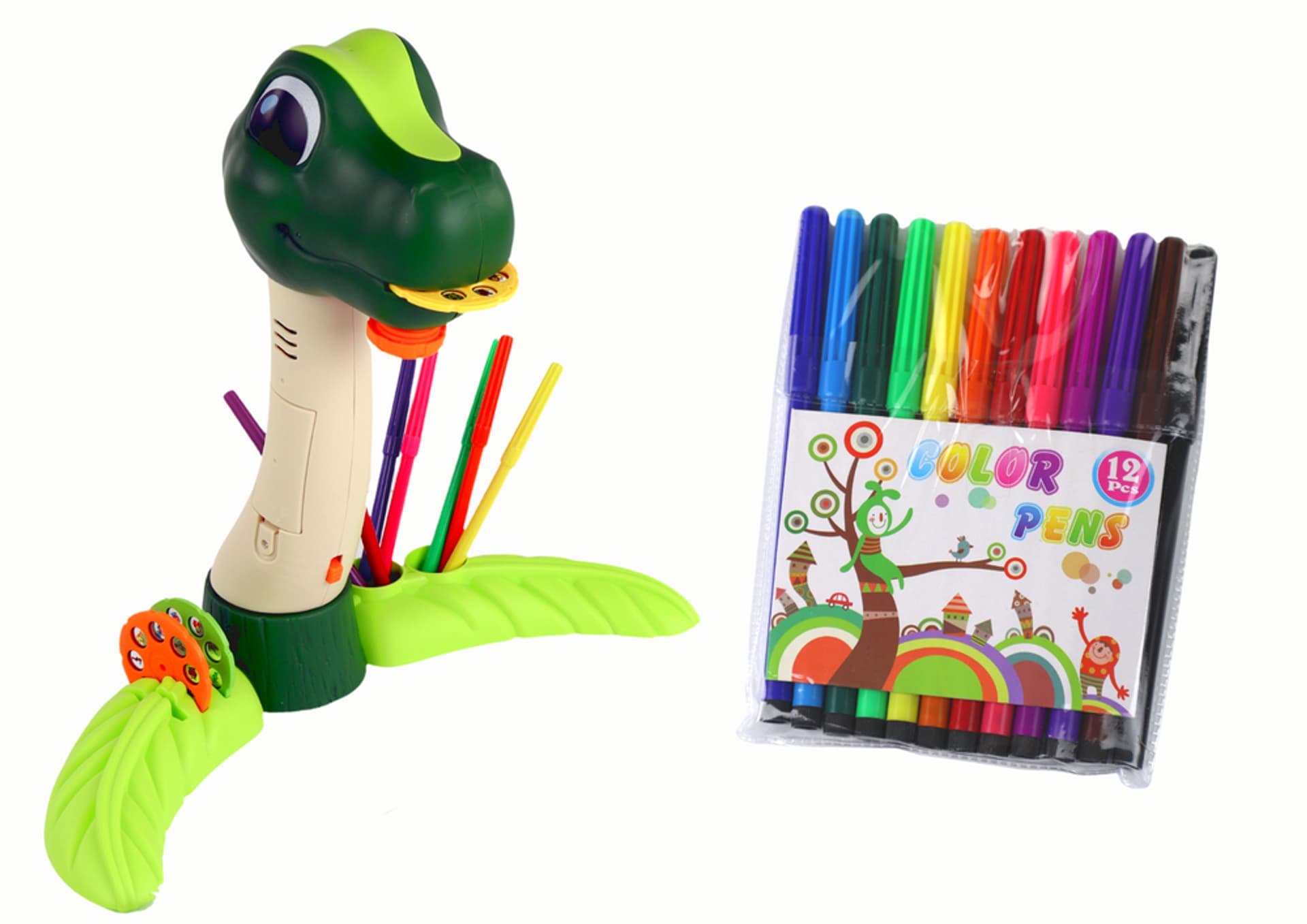 

Projektor do Rysowania Dinozaur Dźwięki Akcesoria