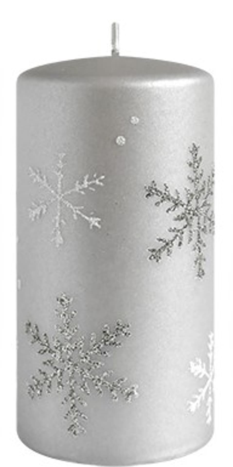 

Świeca FROST walec duży 7xh17,5cm parafinowa szara