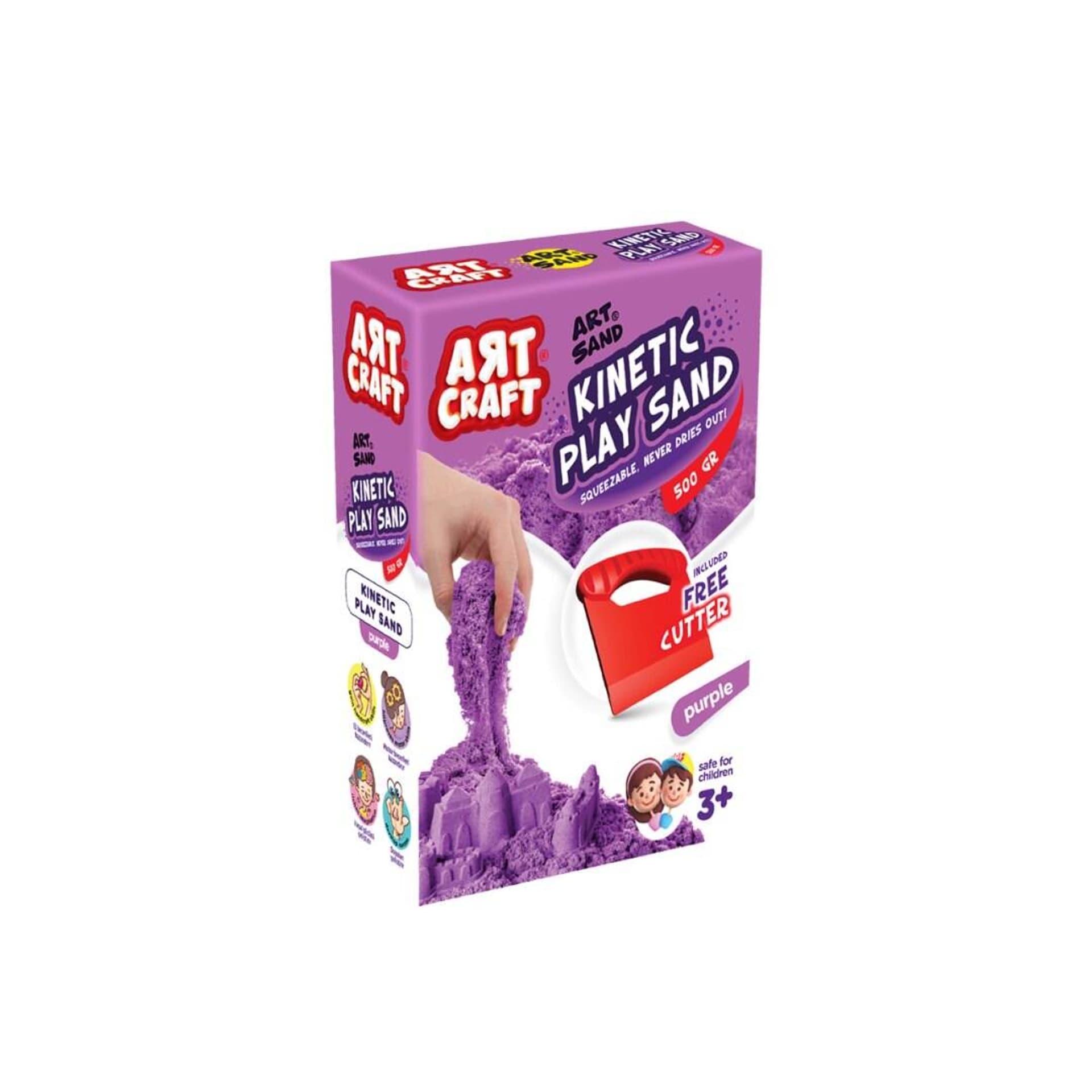 

ZAPAS PIASKU 0,5 KG. - FIOLETOWY