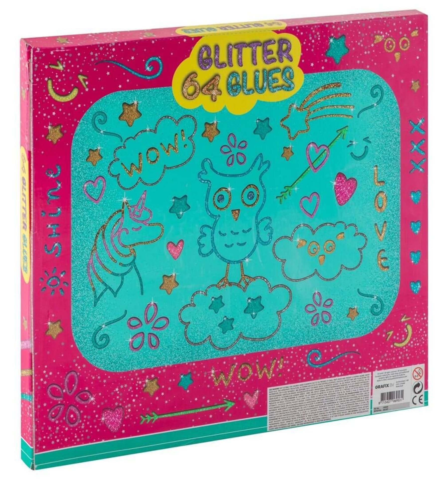 

64 kleje brokatowe (64x10ml)