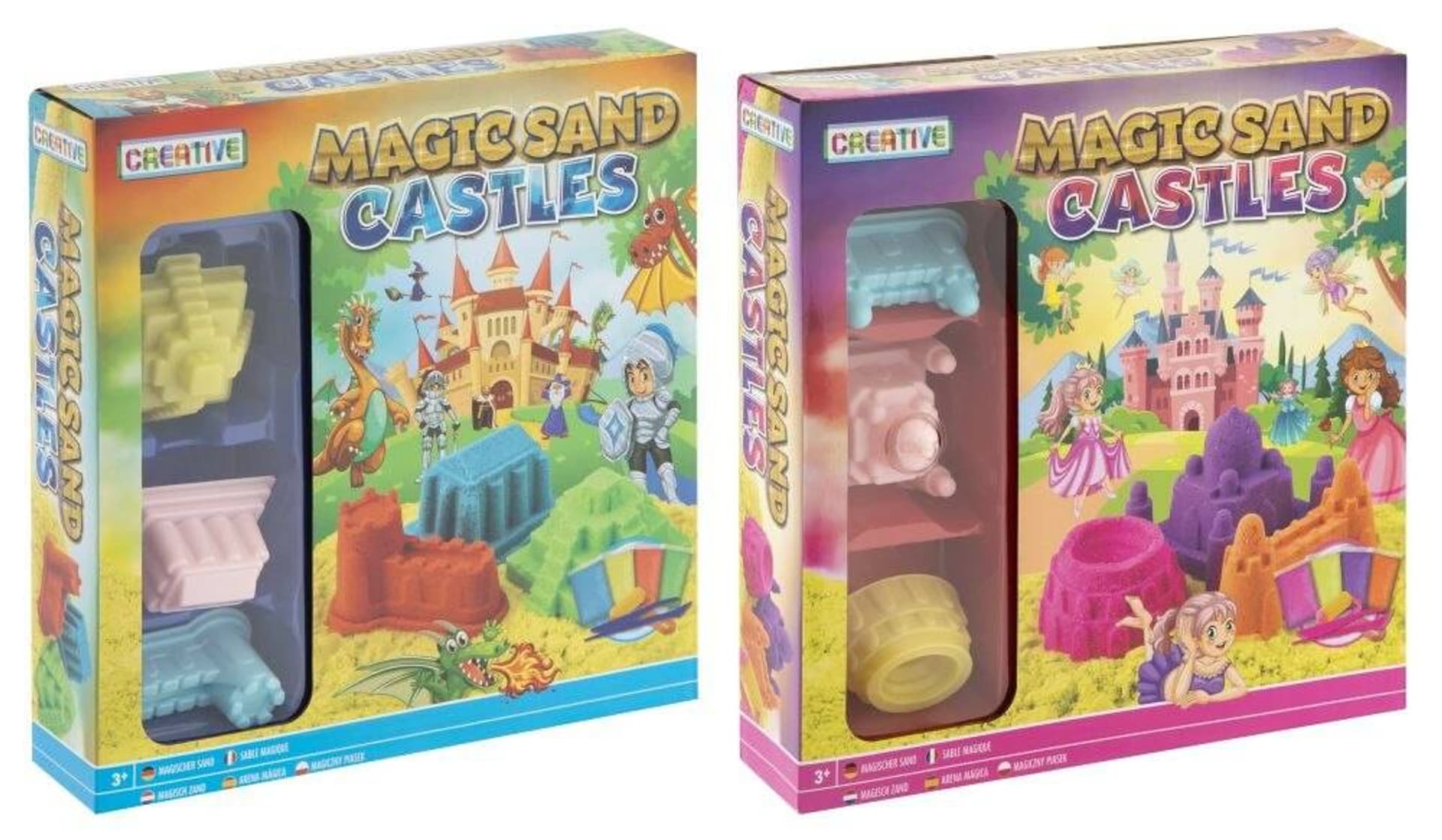 

Zestaw 3 foremek i piasku kinetycznego - Zamek (2 wzory)