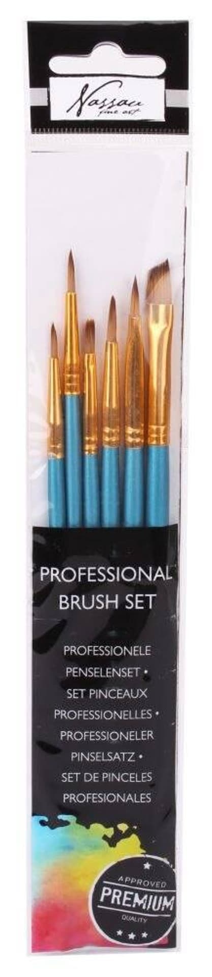 

Zestaw pędzelków profesjonalnych 6 szt.