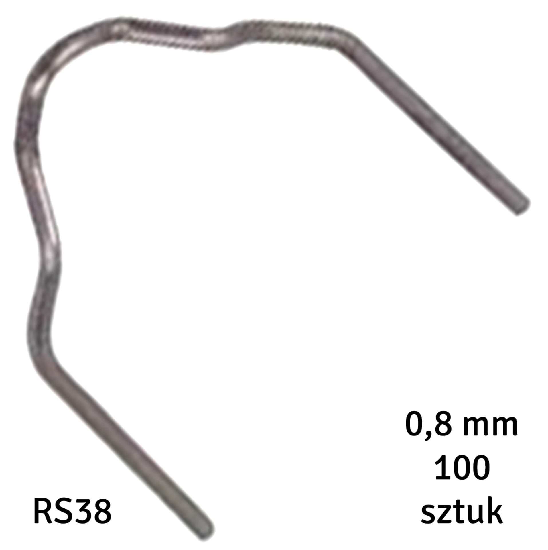 

AG713D Spinki do zgrzewarki plastiku rs38