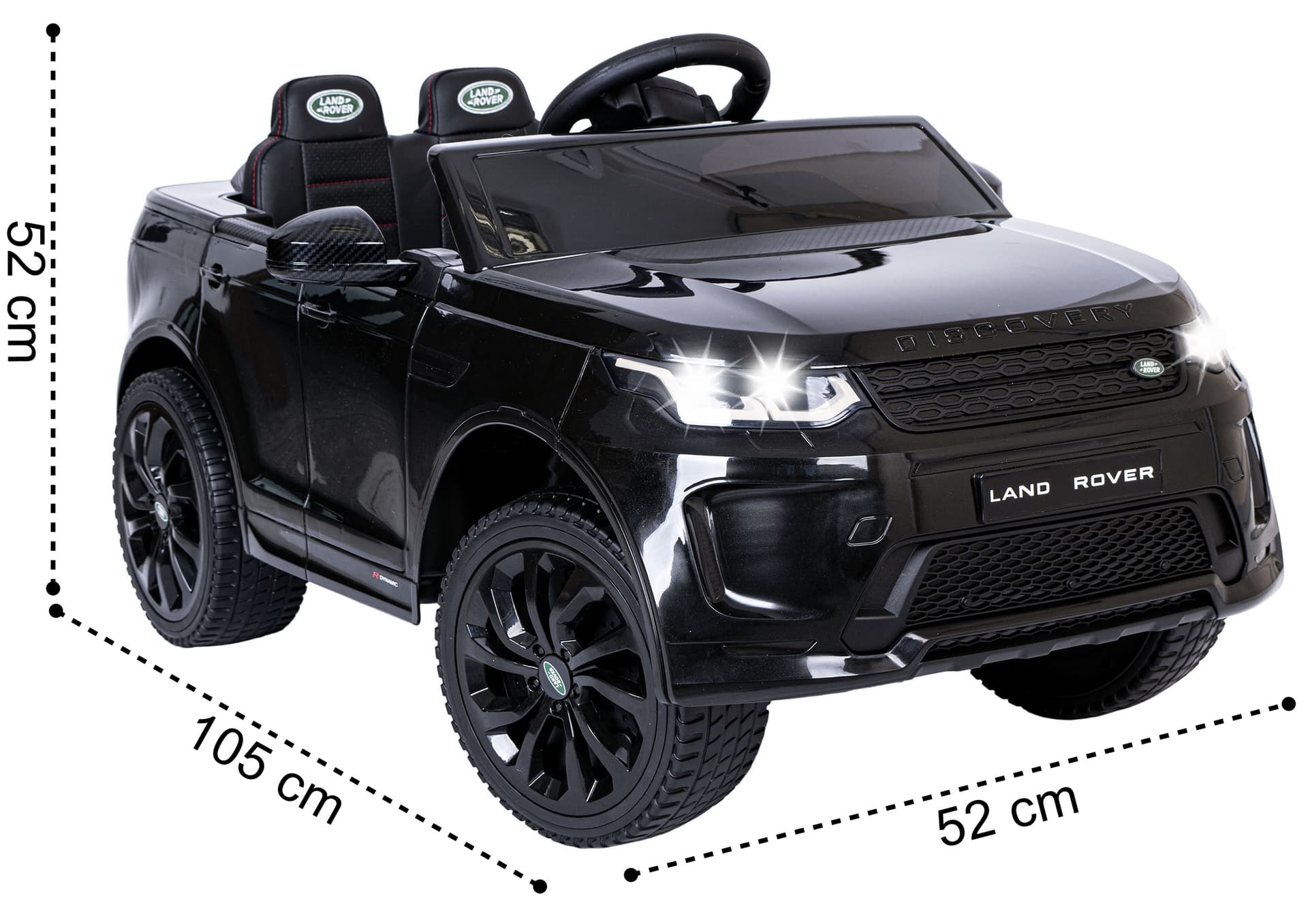 

Samochód elektryczny dla dzieci LAND ROVER DISCOVERY czarny