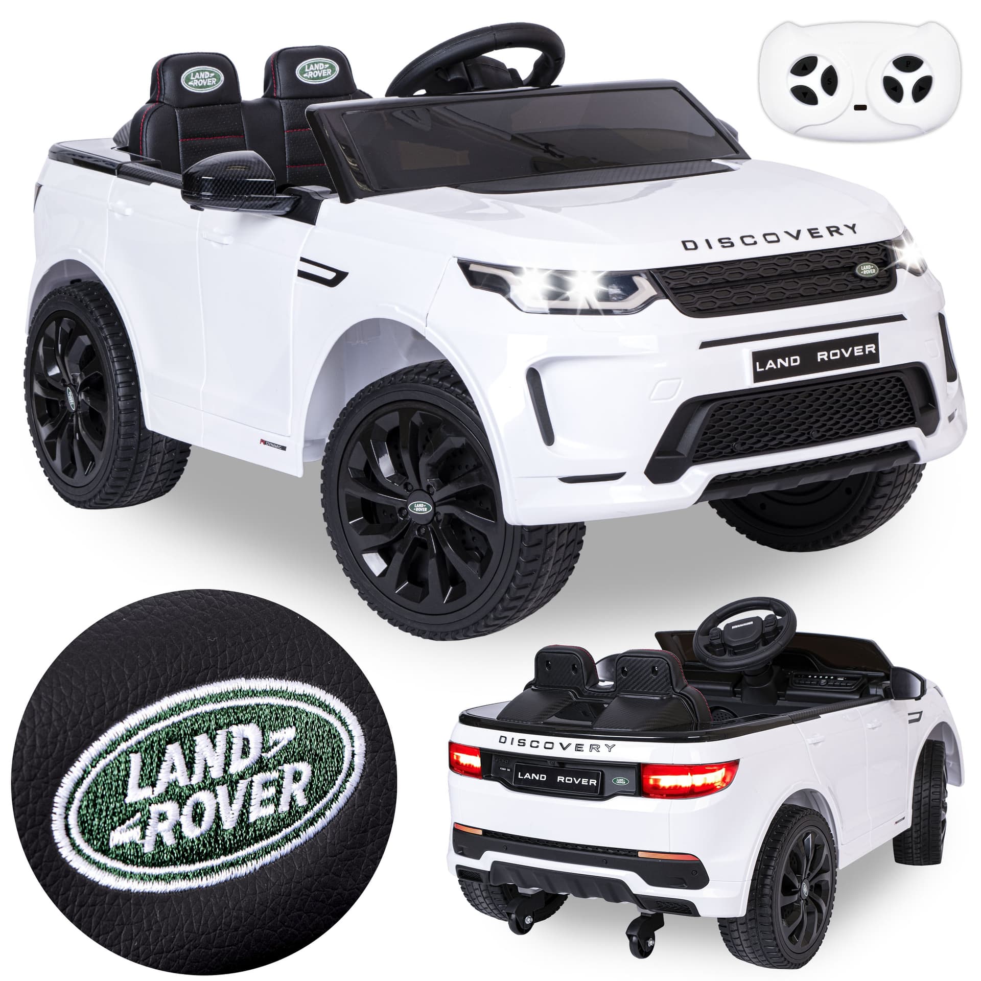 

Samochód elektryczny dla dzieci LAND ROVER DISCOVERY biały
