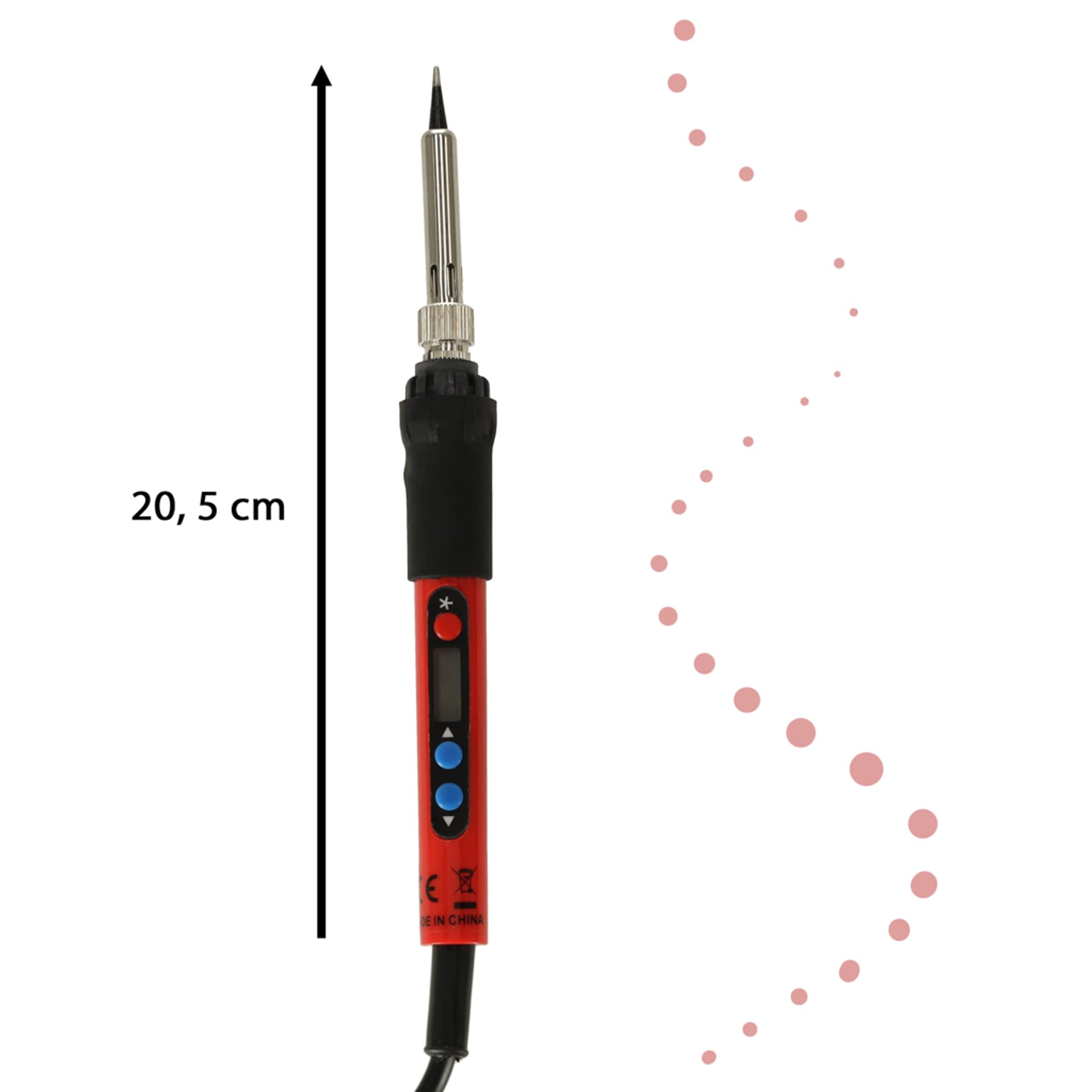 

KAFUWELL Lutownica oporowa grzałkowa regulacja temperatury wyświetlacz LCD 80W