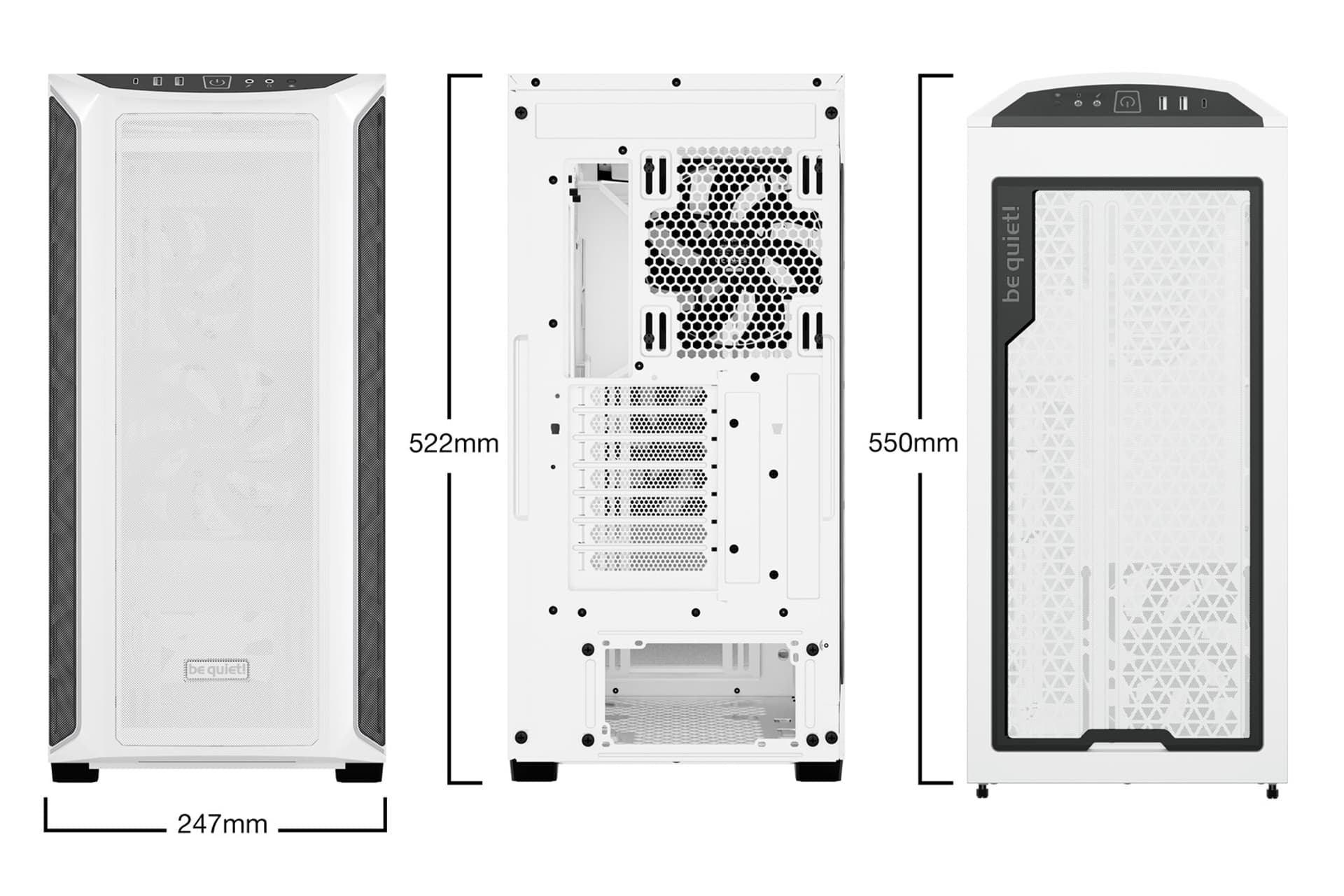 

OBUDOWA BE QUIET! SHADOW BASE 800 DX WHITE