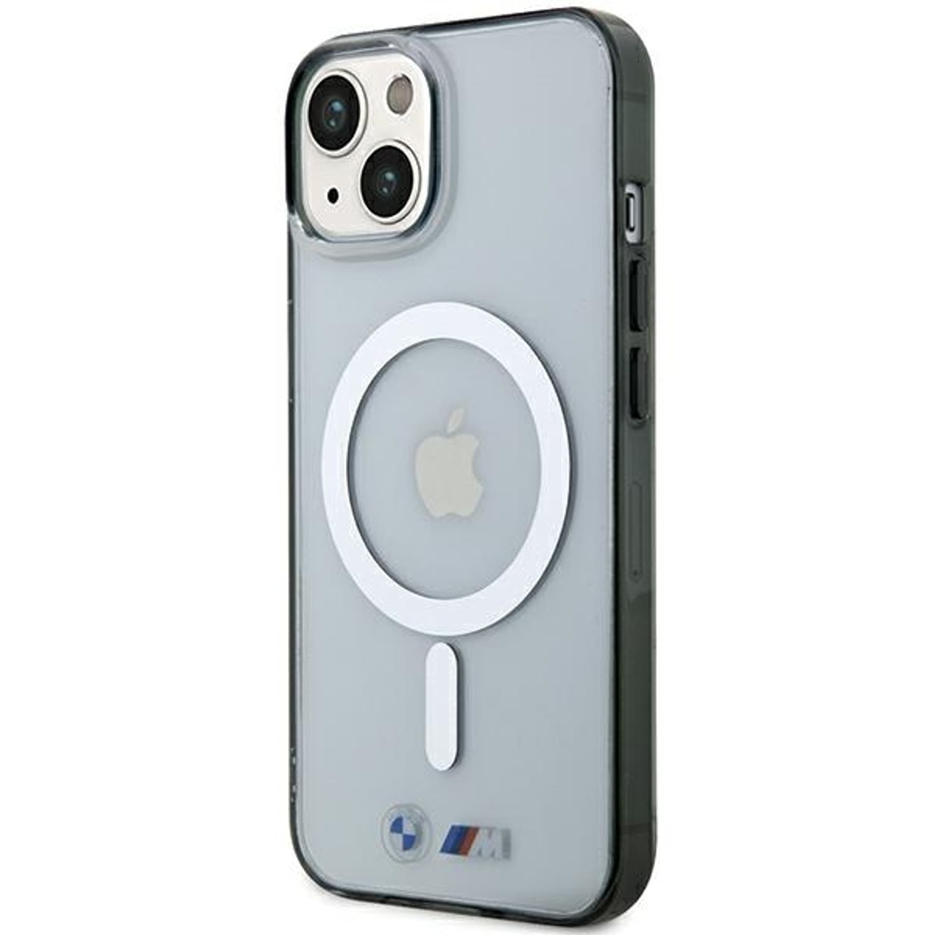 

Etui BMW BMHMP15SHCRS iPhone 15 6.1" przezroczysty/transparent hardcase Silver Ring MagSafe