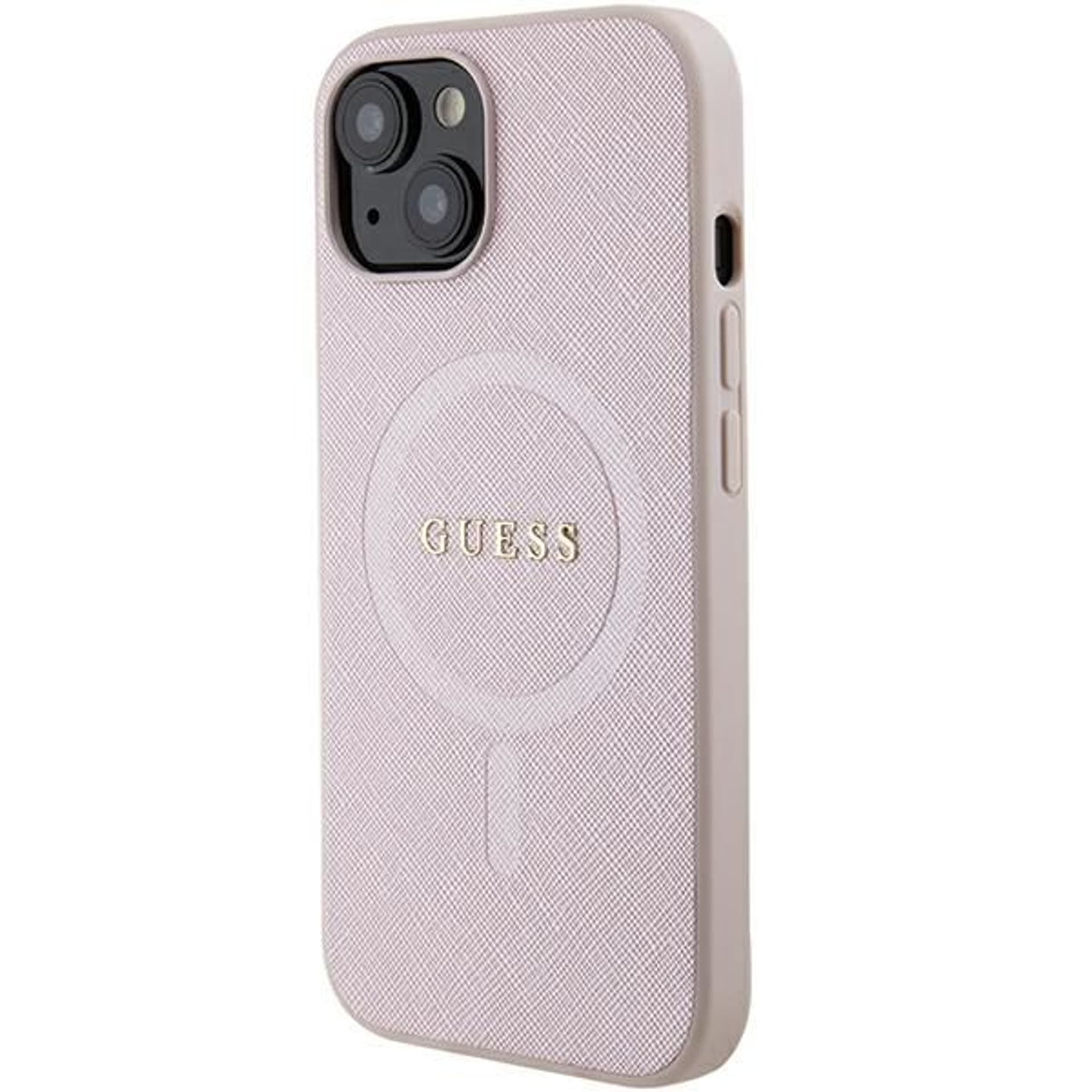 

Guess GUHMP15MPSAHMCP iPhone 15 Plus 6.7" różowy/pink hardcase Saffiano MagSafe