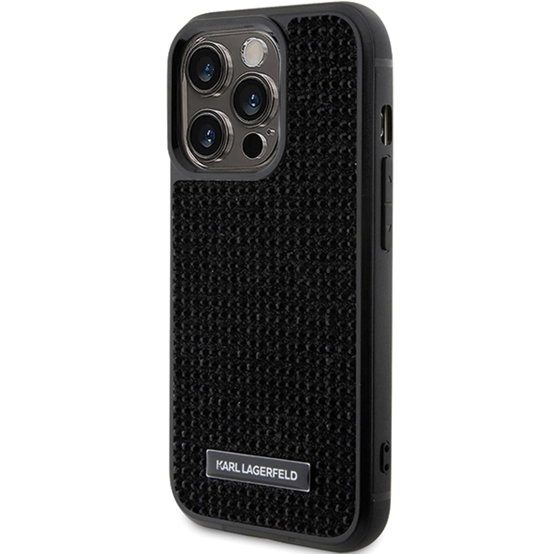 

Karl Lagerfeld KLHCP15LHDSPLK iPhone 15 Pro 6.1" czarny/black hardcase Rhinestone Logo Metal Plate