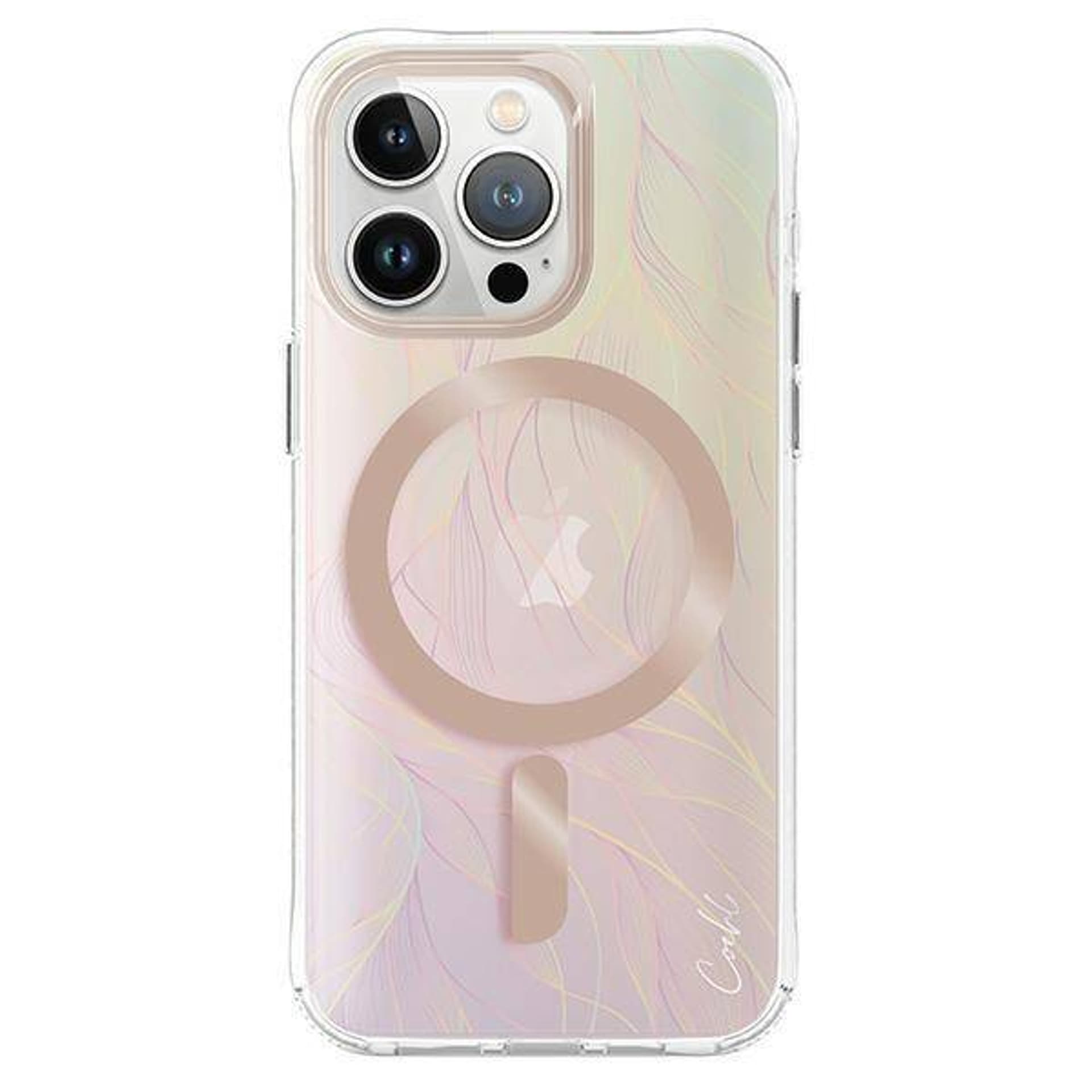

UNIQ etui Coehl Willow iPhone 15 Pro 6.1" Magnetic Charging opal/iridescent