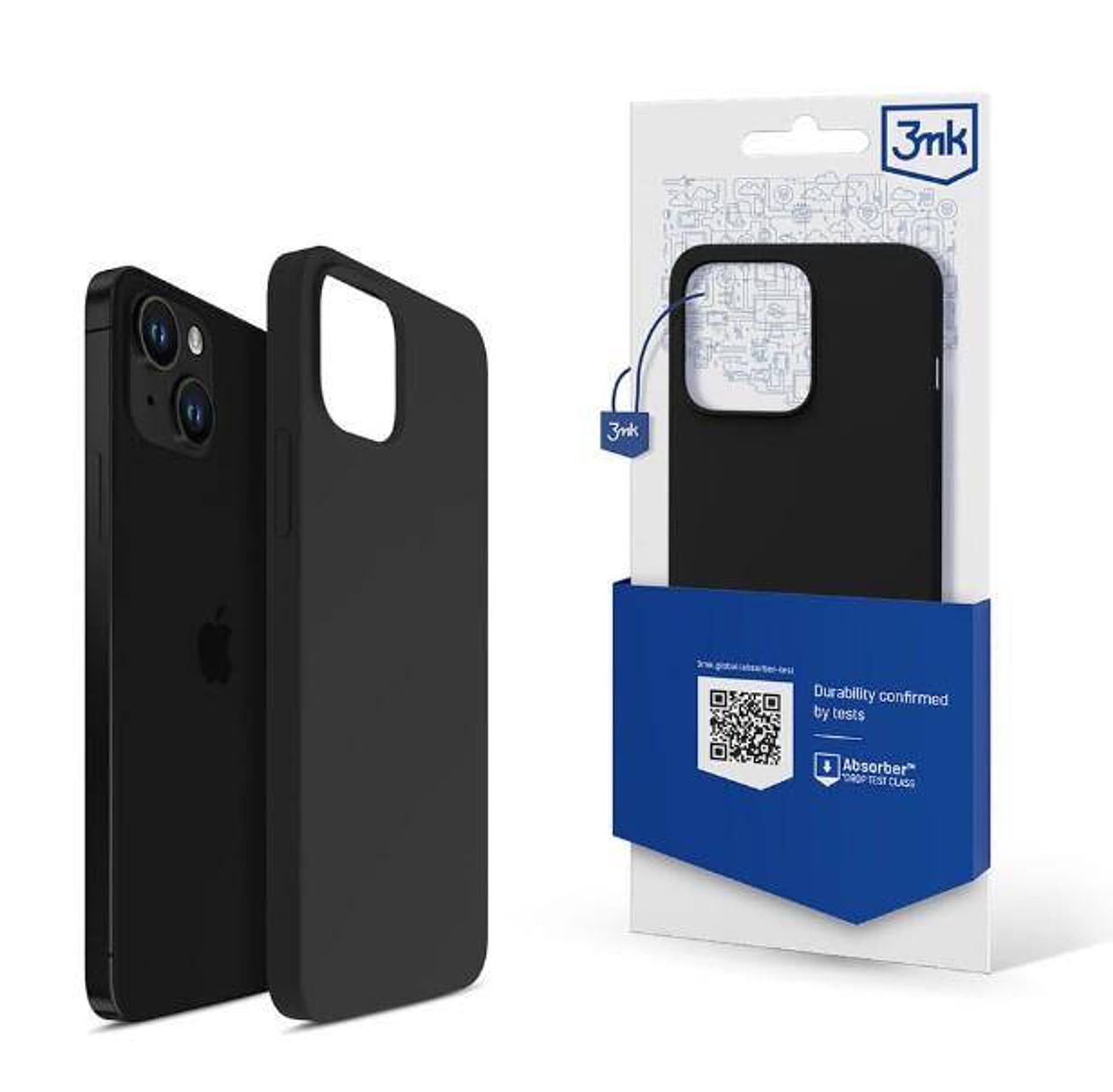 

Etui APPLE IPHONE 15 PLUS 3mk Silicone Case czarne