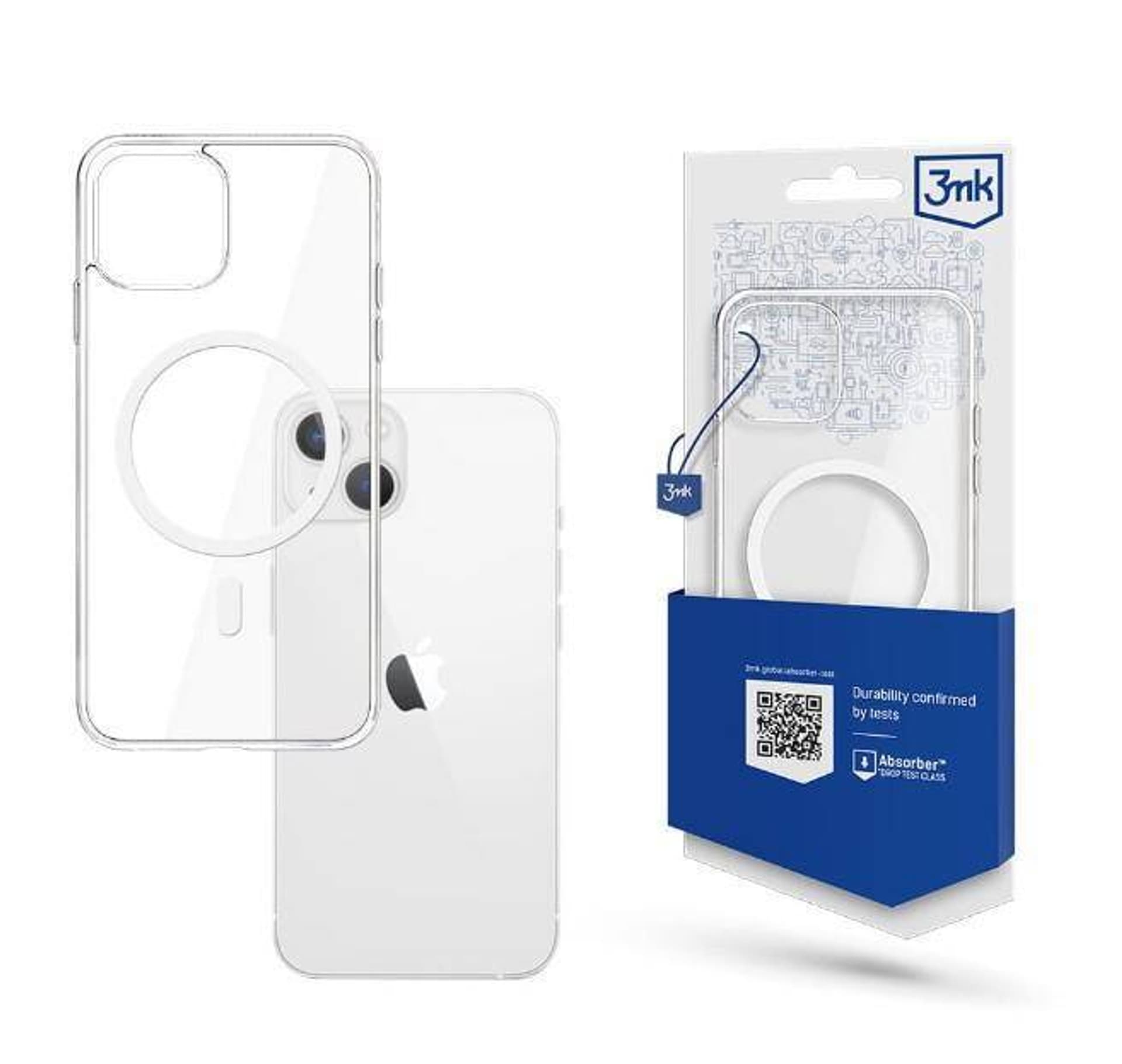 

3MK MagCase iPhone 15 6.1" przezroczysty/clear kompatybilny z MagSafe