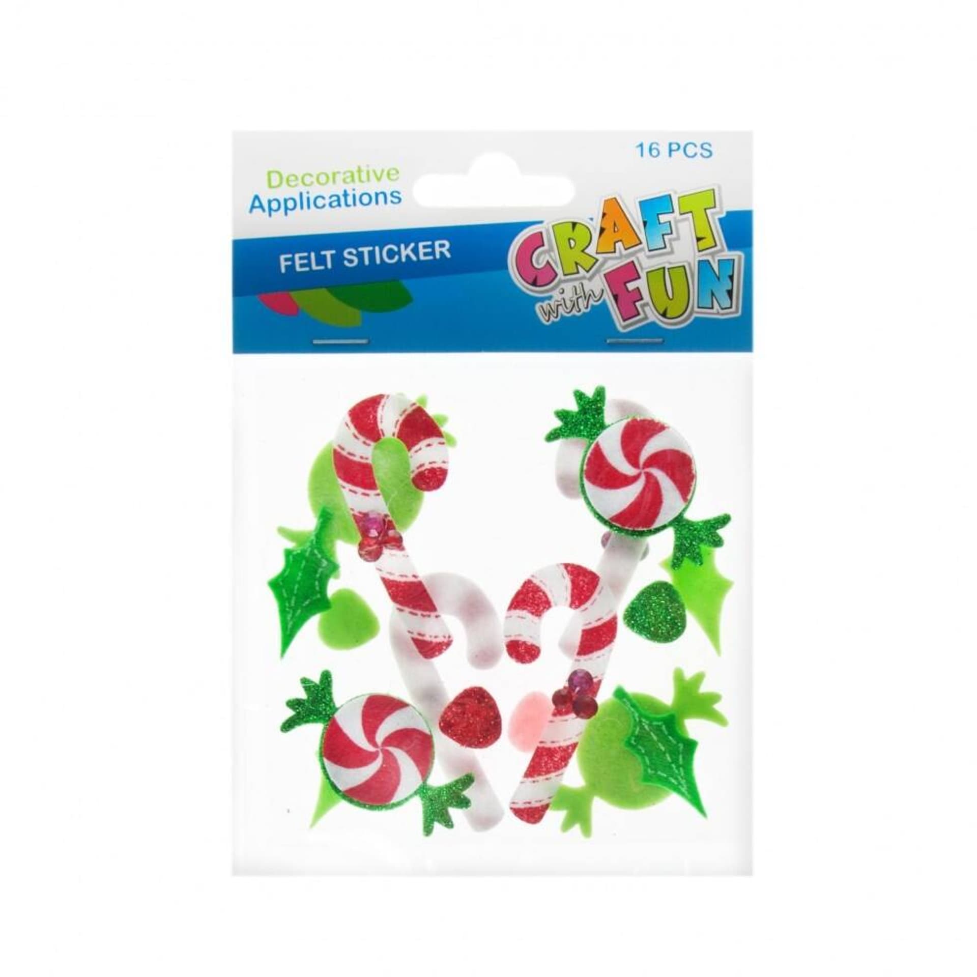 

Ozdoba dekoracyjna filcowa Boże Narodzenie Lizaki CRAFT WITH FUN 463687