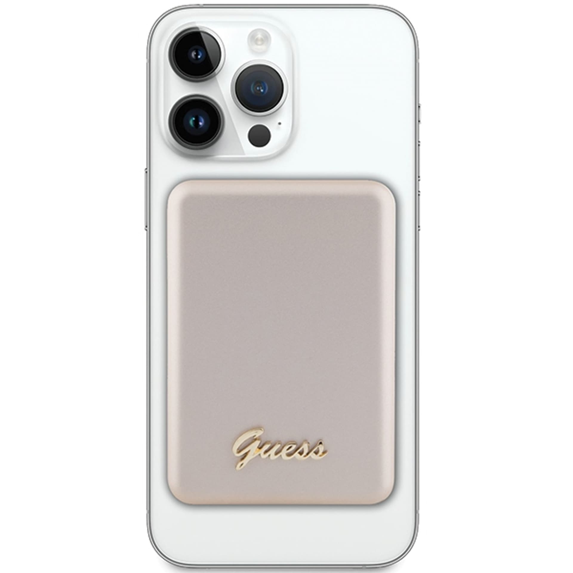 

Guess Powerbank indukcyjny 15W GUPBM5ALGSGD 5000mAh złoty/gold MagSafe Metal Script Logo