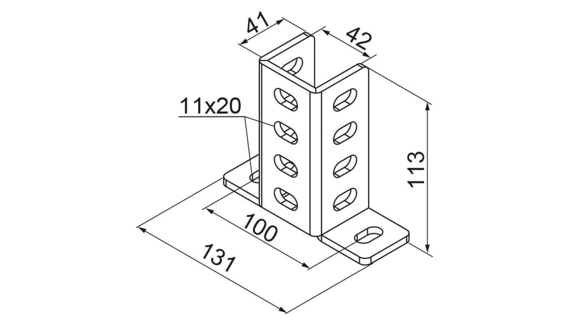 

Podstawa ceownika PVC 661307