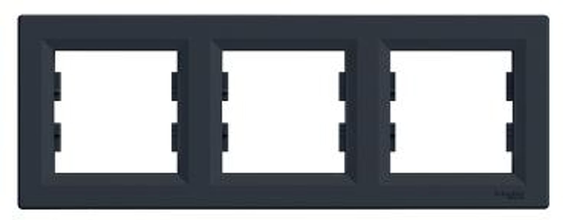 

ASFORA Ramka 3-krotna pozioma antracyt EPH5800371
