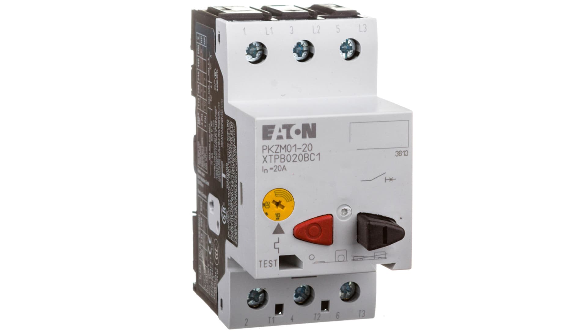 

Wyłącznik silnikowy PKZM01-20 3P 9kW 16-20A 283383