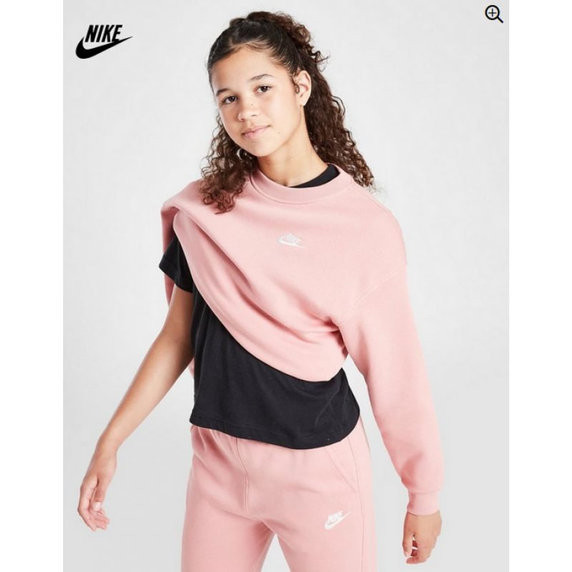 

Bluza Nike Sportswear Club Fleece Jr FD2923 (kolor Różowy, rozmiar XL (158-170))