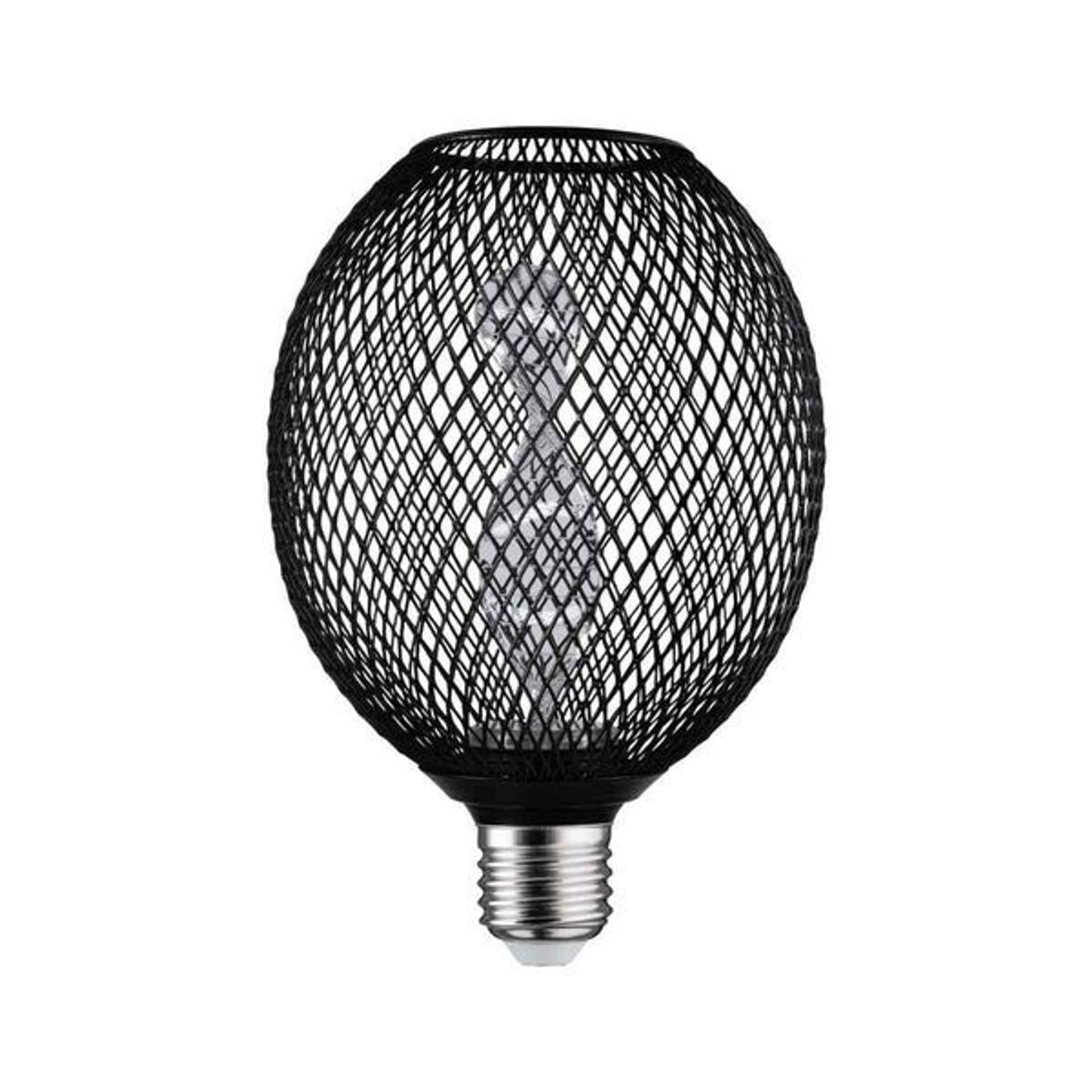 

Źródło światła LED METALLIC GLOW GLOB czarny Helix E27 3,5W 110lm 1800K 230V
