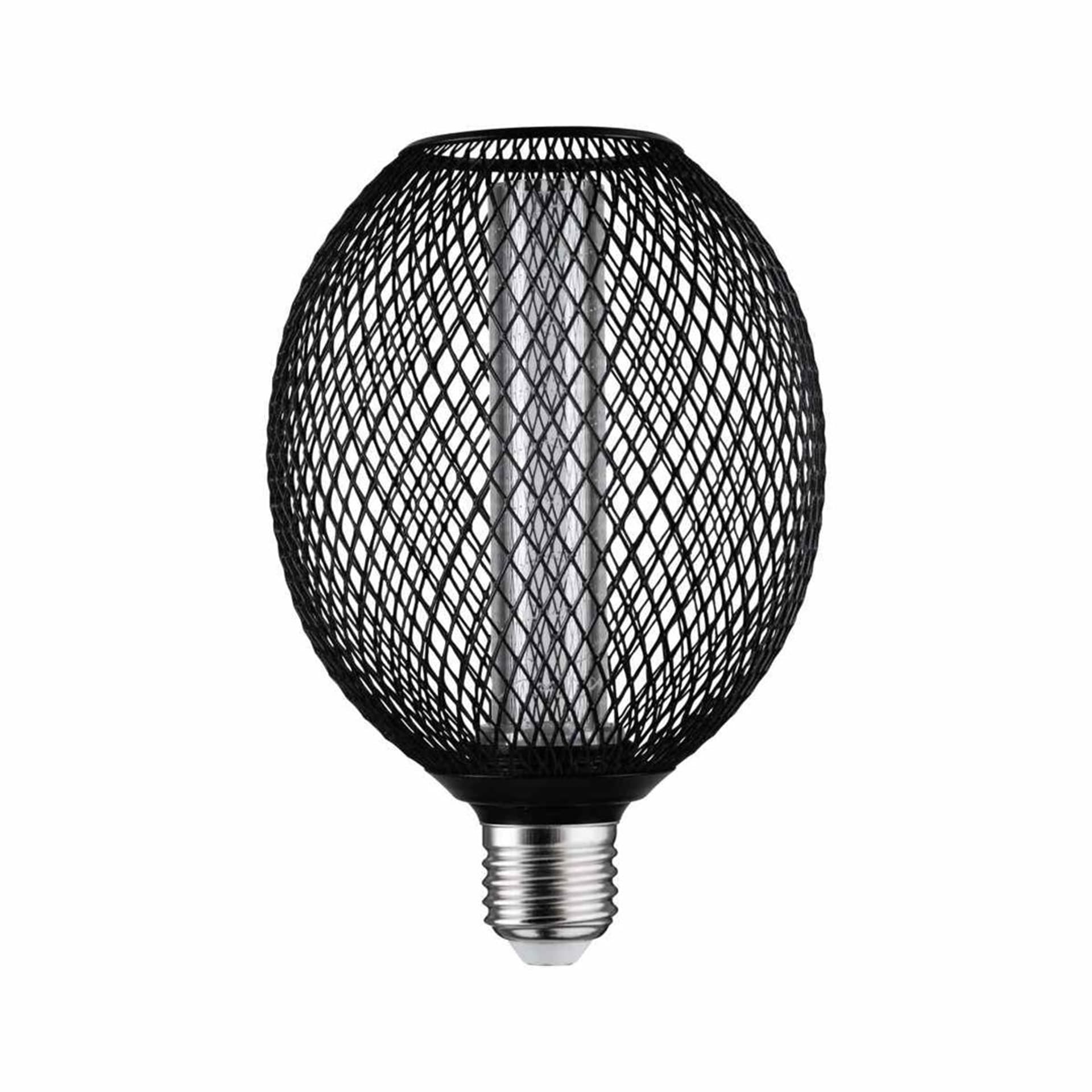 

Źródło światła LED METALLIC GLOW GLOB czarny Spiral E27 4,2W 200lm 1800K 230V