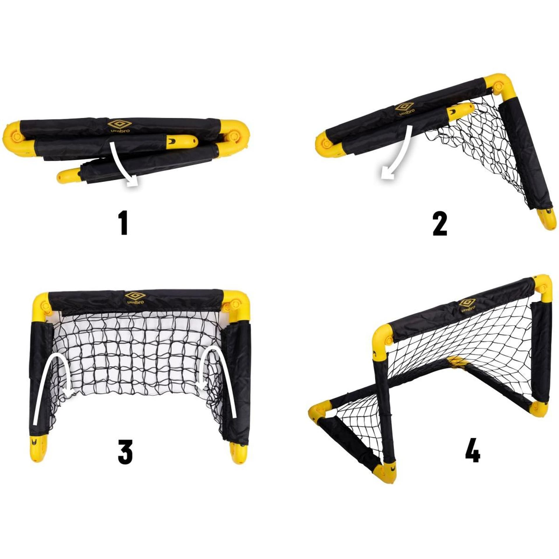 

BRAMKA MINI DO PIŁKI NOŻNEJ Z SIATKĄ 55x44x44CM UMBRO
