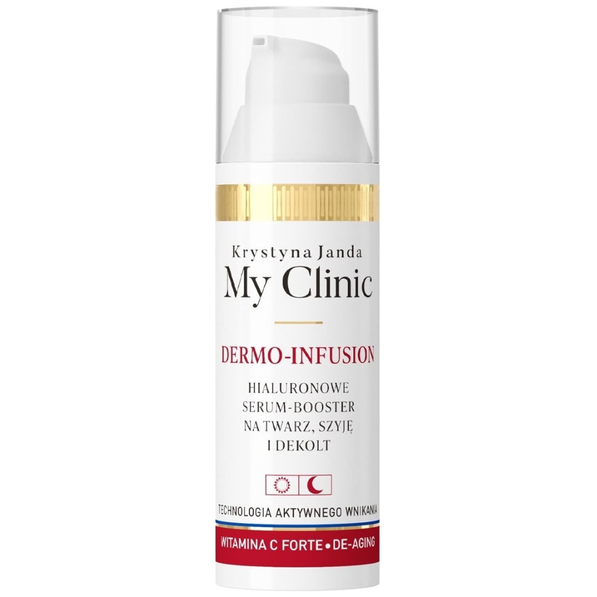 

KRYSTYNA JANDA My Clinic Dermo-Infusion Hialuronowe Serum Booster na twarz,szyję i dekolt na dzień i noc 30ml