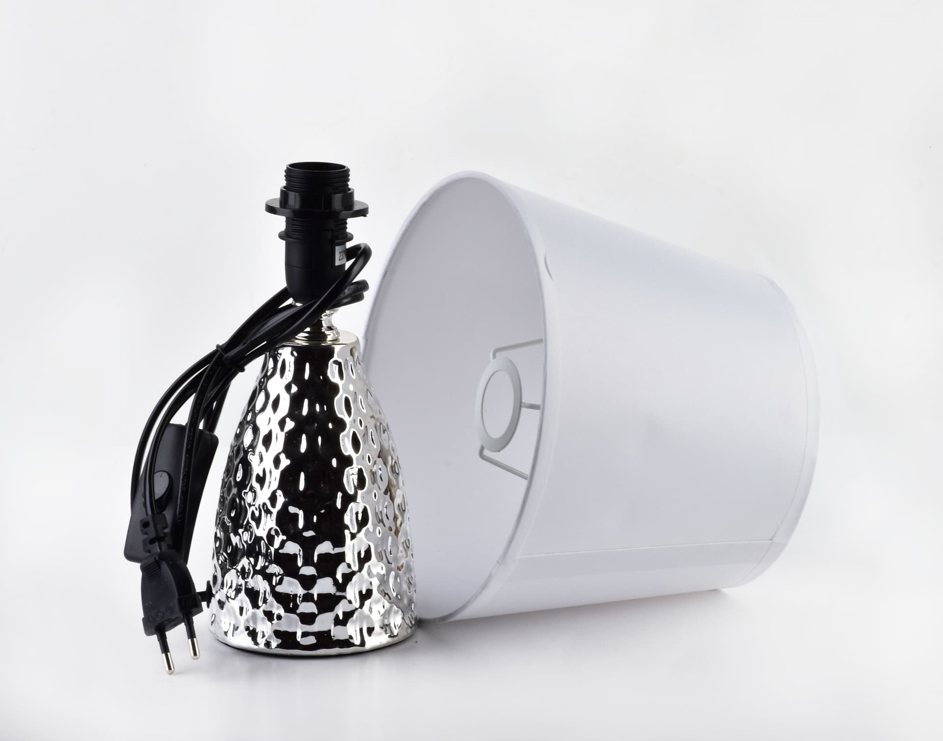 

LETI SILVER Lampa stołowa 8,5x4xh31,5cm