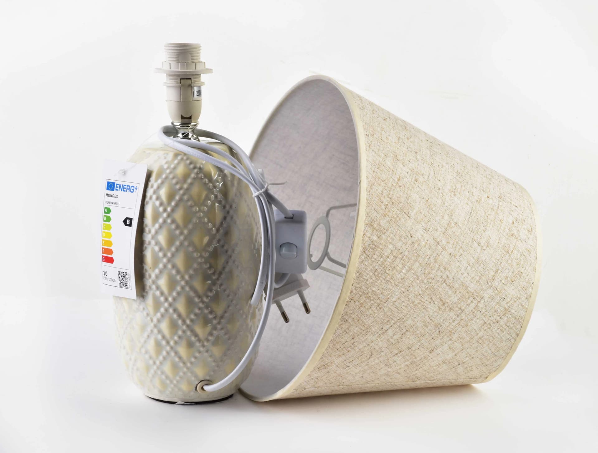 

LETI NATURAL Lampa 11x11xh39cm