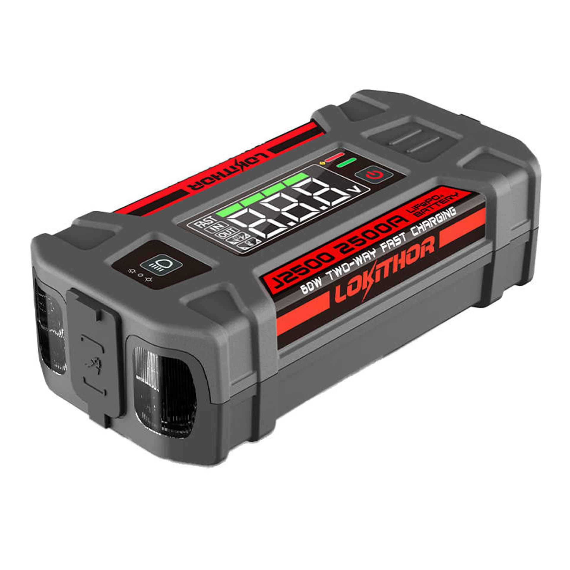 

Akumulator/Jump starter Lokithor , litowy- 2500A 12V 55Wh