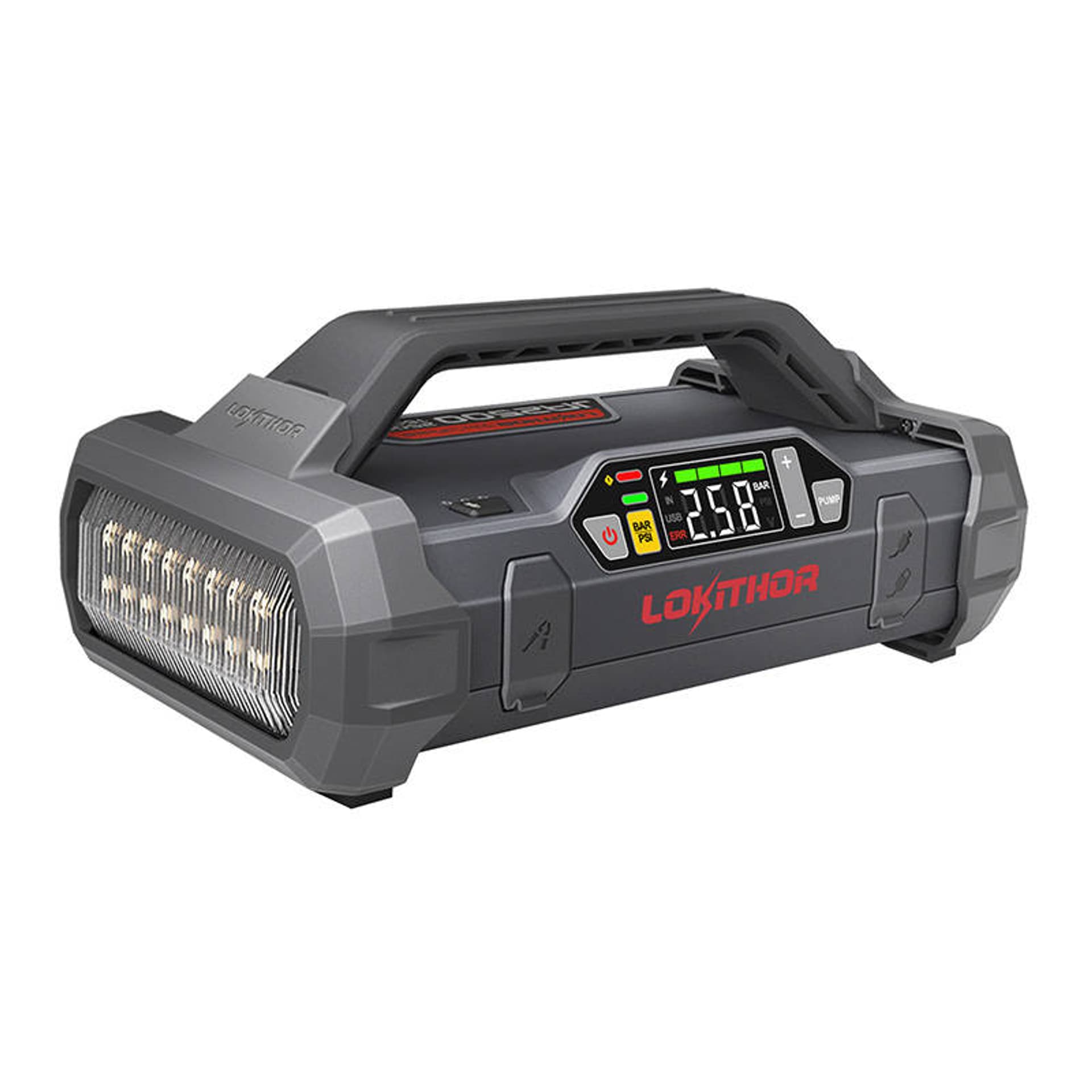 

Akumulator/Jump starter Lokithor , litowy- 2500A 12V 46Wh