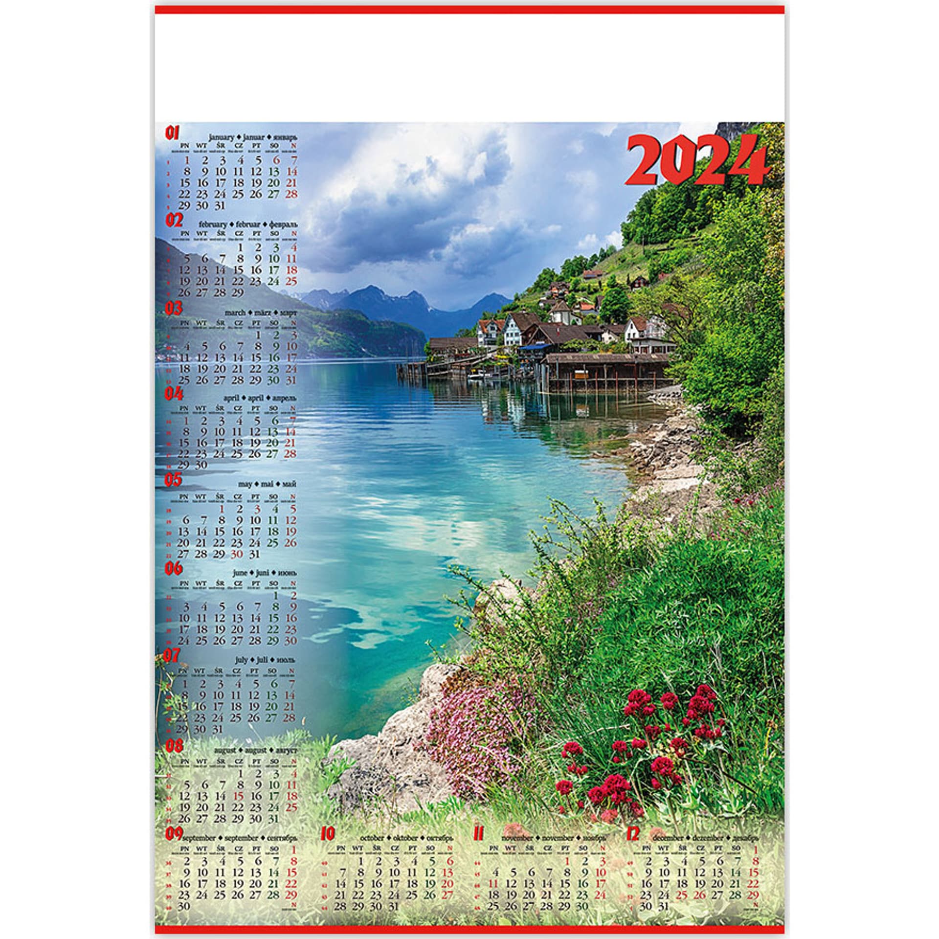 

Kalendarz Plakatowy B1, P03 OSADA 67x98cm TELEGRAPH