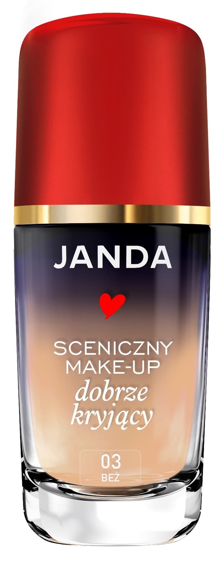 

Janda Make-Up Sceniczny dobrze kryjący nr 03 beż 30ml