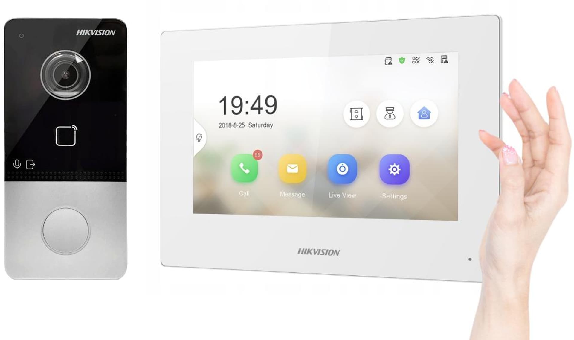 

Zestaw wideodomofonowy HikVision KIT-IP-PL603-W