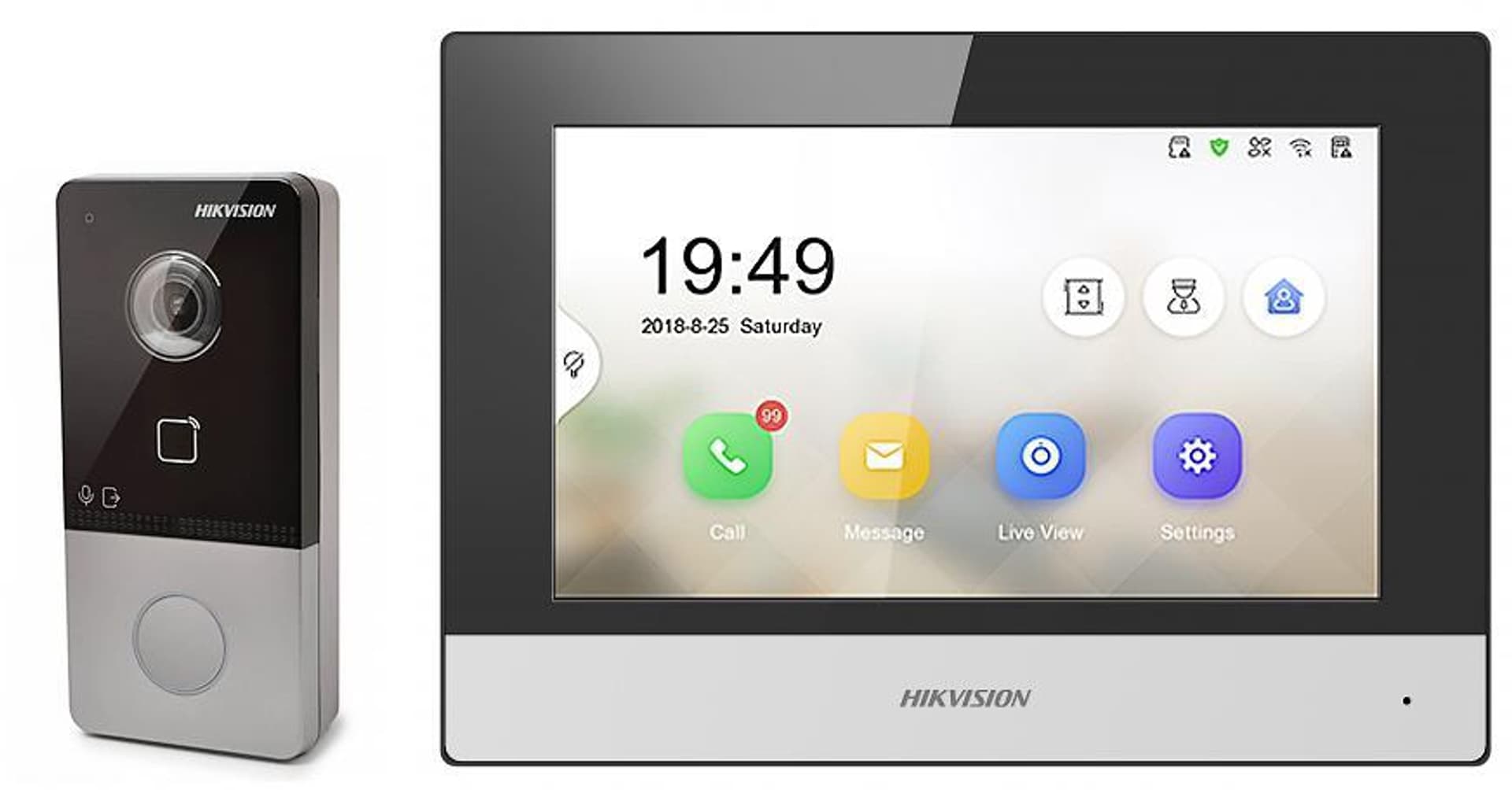 

ZESTAW WIDEDOMOFONOWY HIKVISION KIT-IP-PL603 / DS-KIS603-P