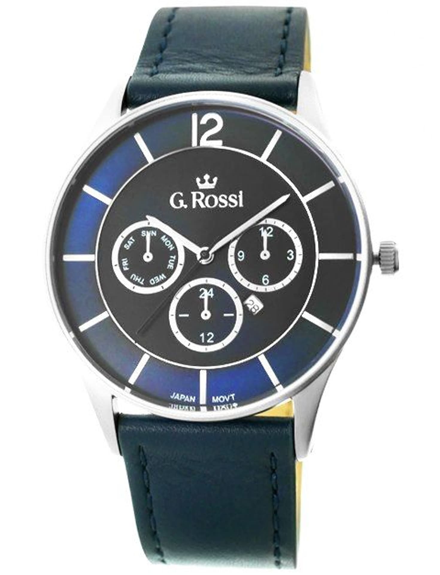 

Zegarek Męski G.ROSSI 7028A-6F1 + BOX