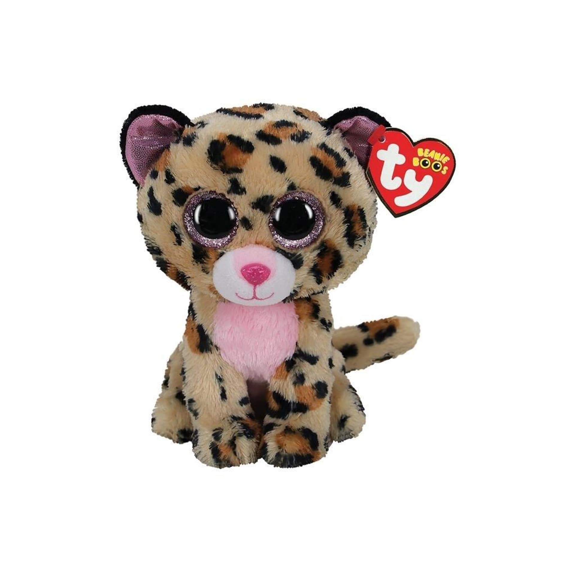 

Beanie Boos Livvie - Leopard brązowo-różowy 15cm