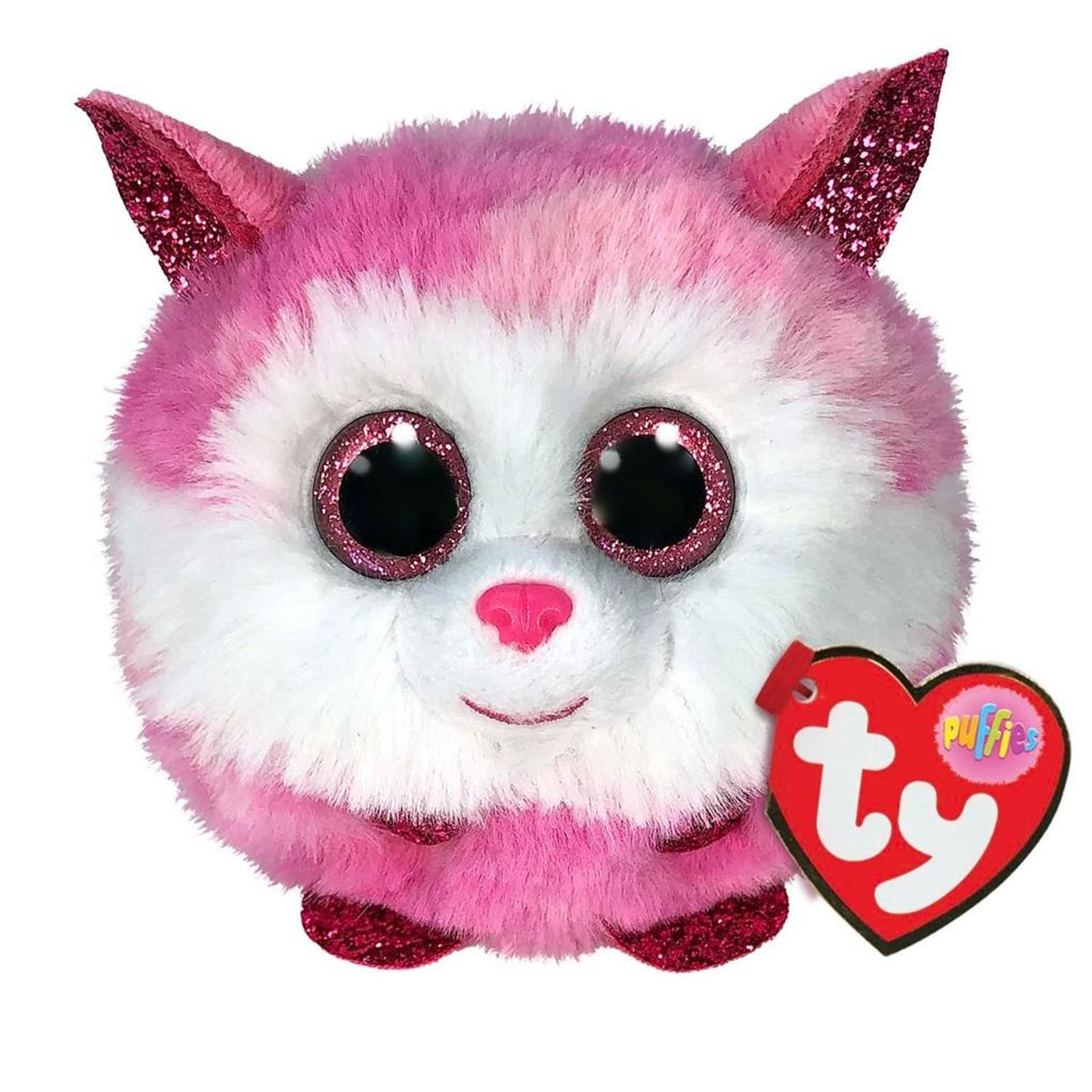 

Ty Puffies - różowy Husky Princess